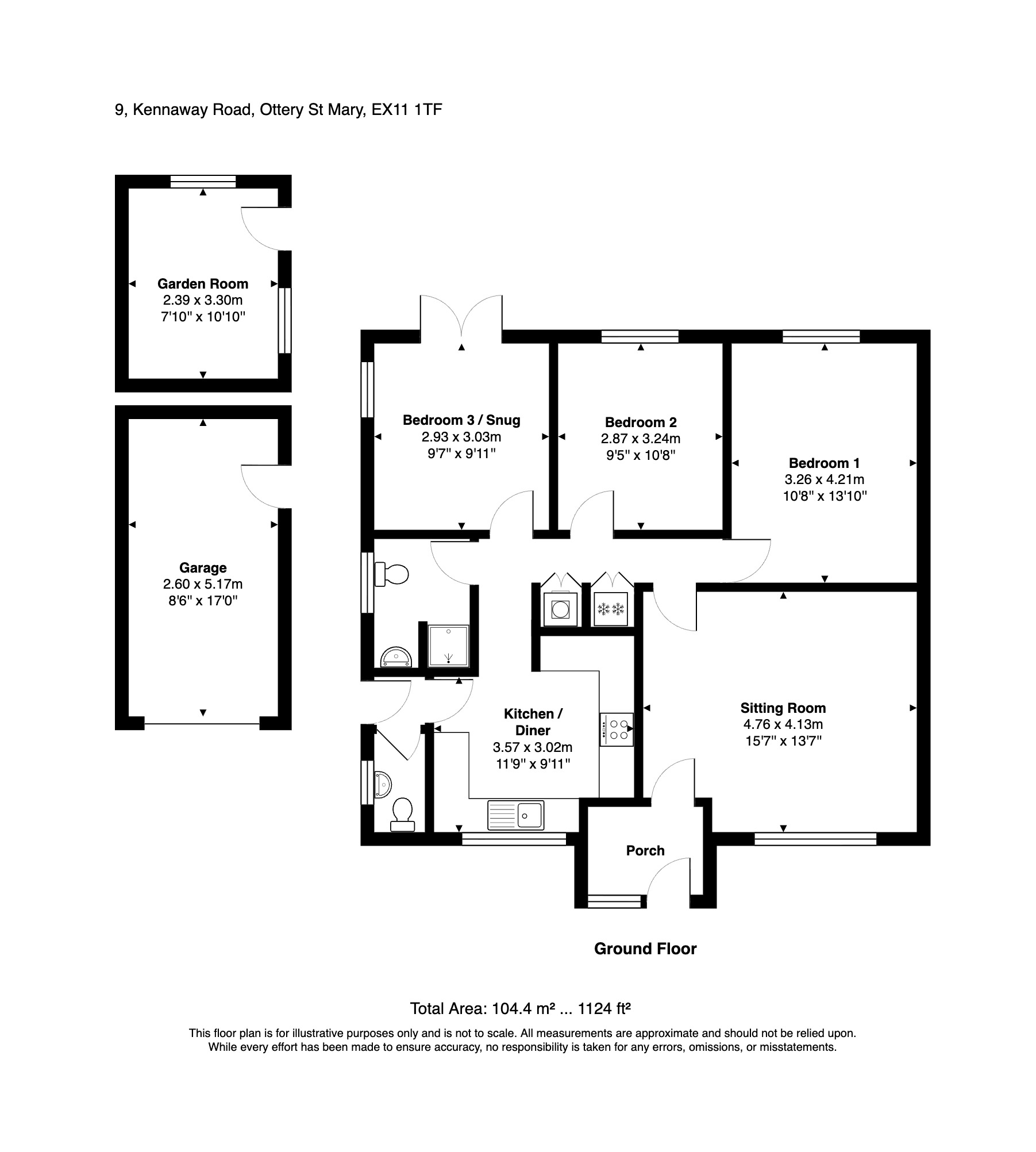 9, Kennaway Road, Devon floorplan