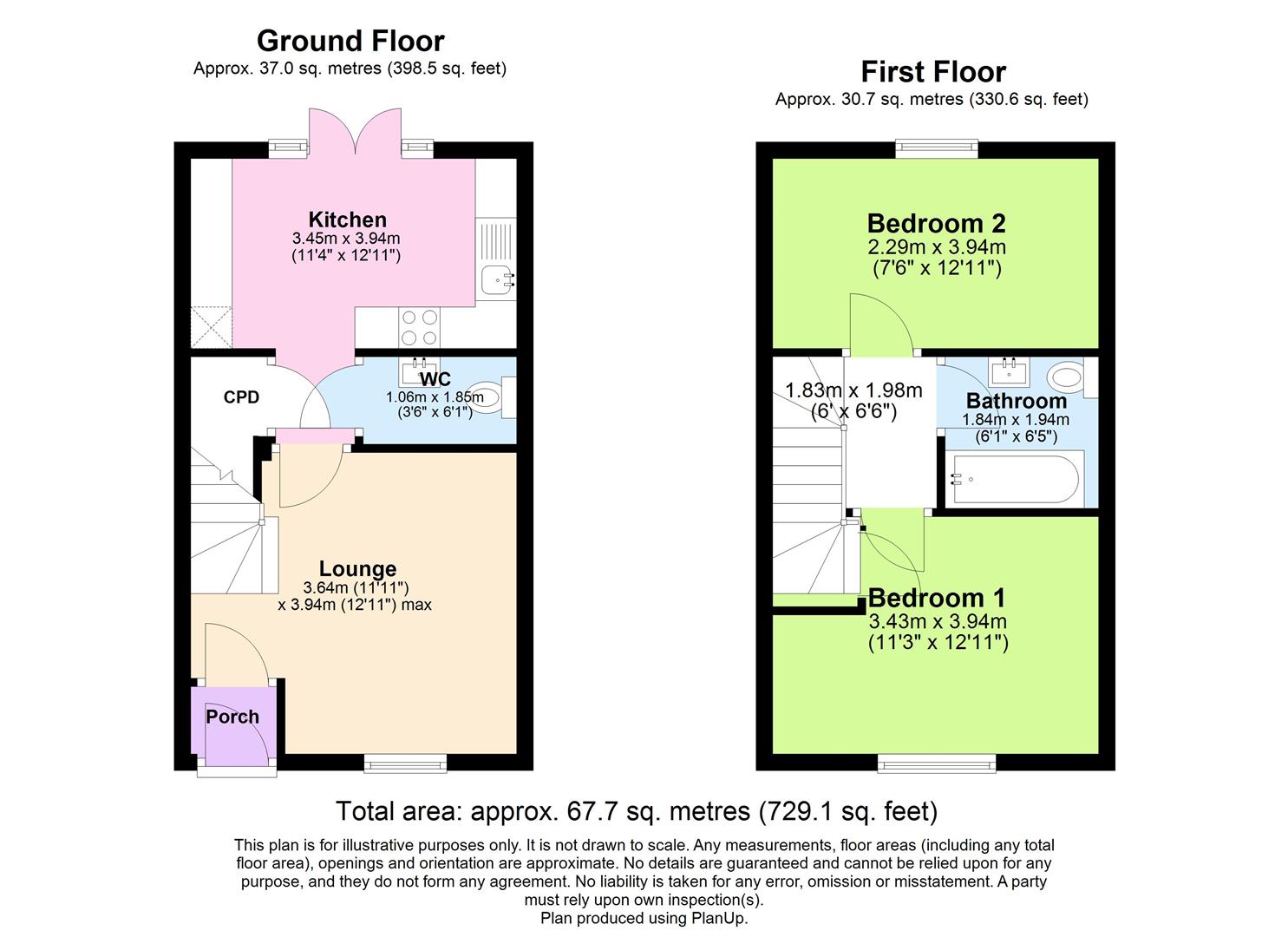 22, Brewin Road, Leamington Spa floorplan