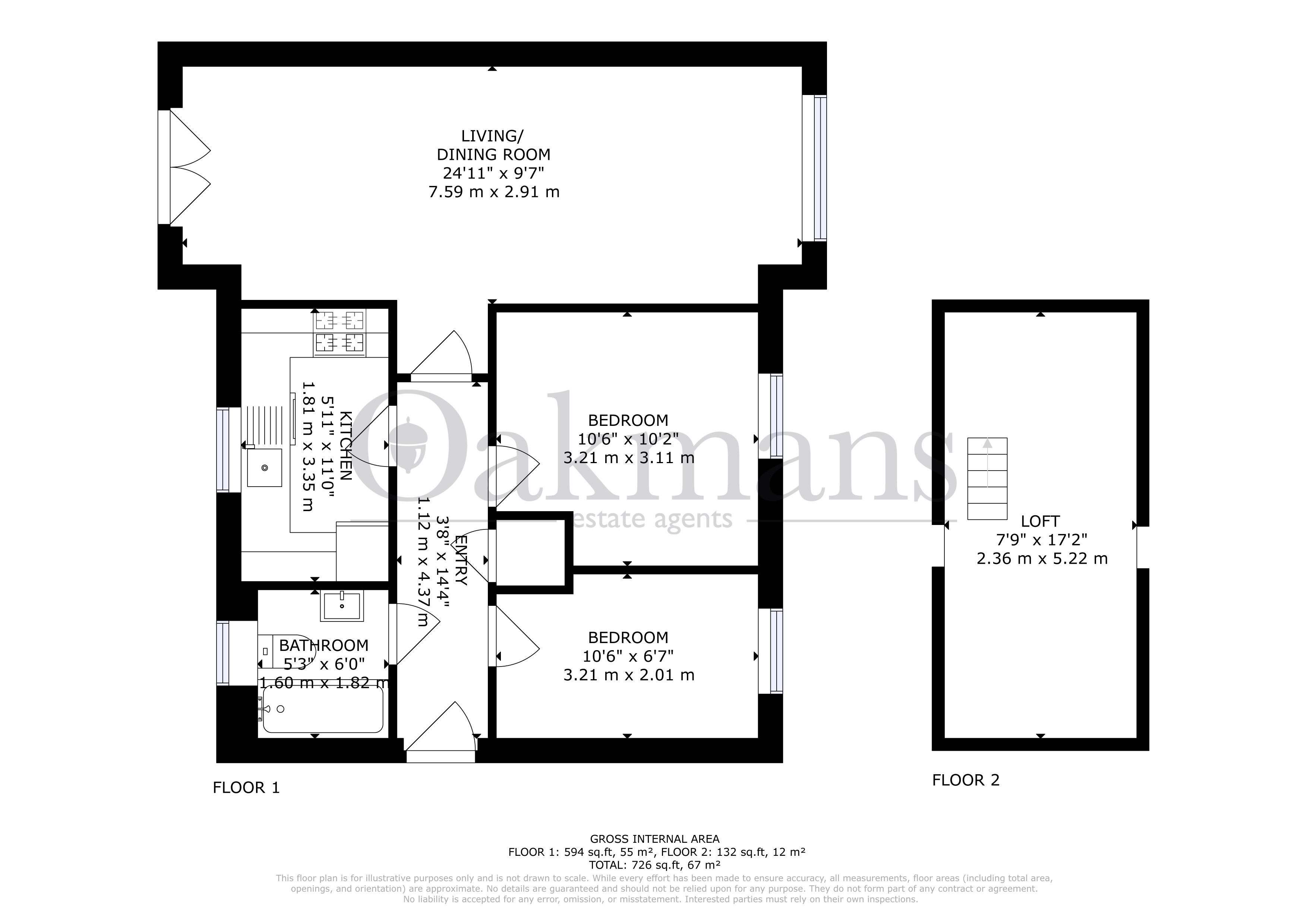 APARTMENT 6, BIRMINGHAM floorplan