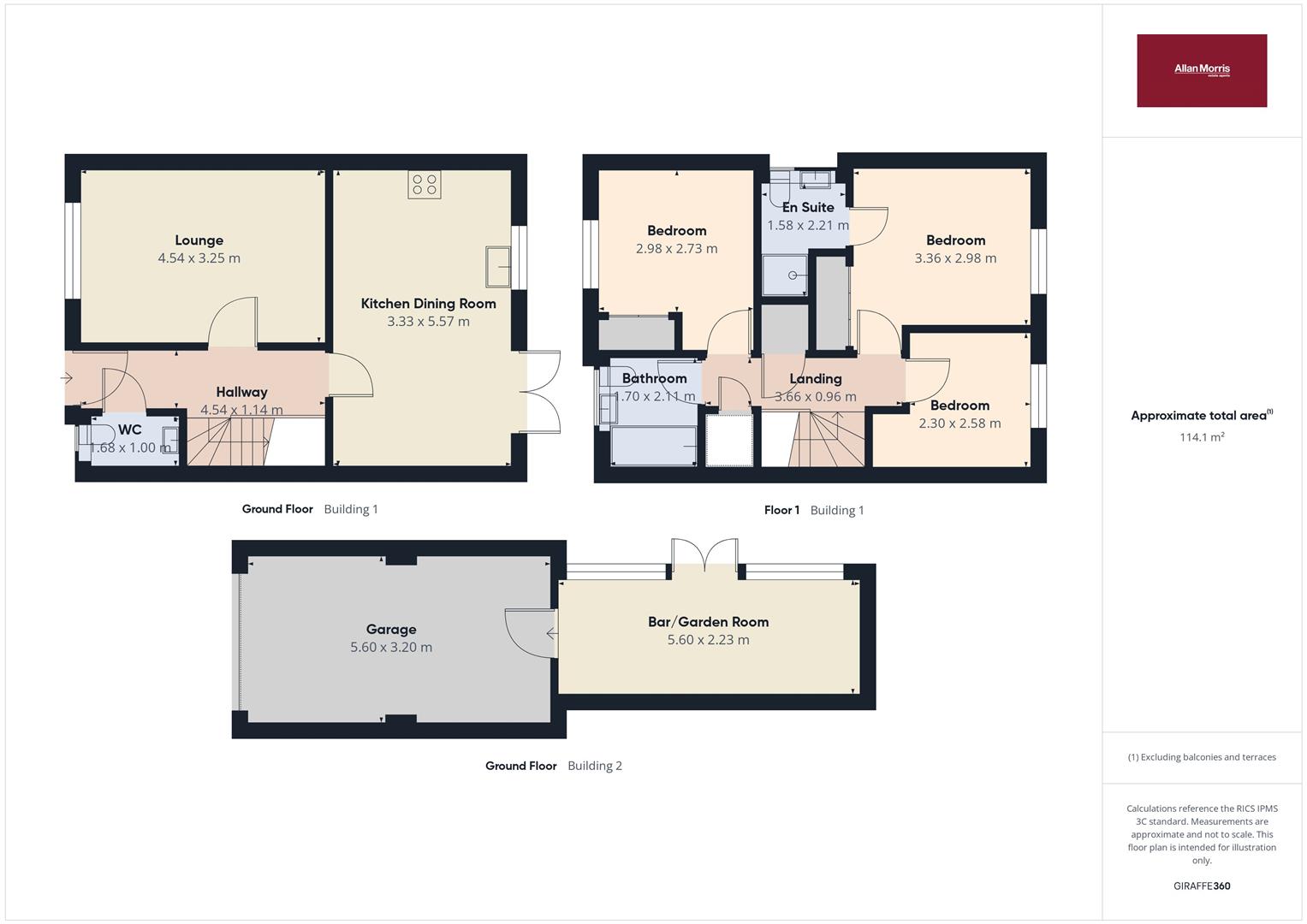 8, Bay Tree Close, Upton-Upon-Severn floorplan