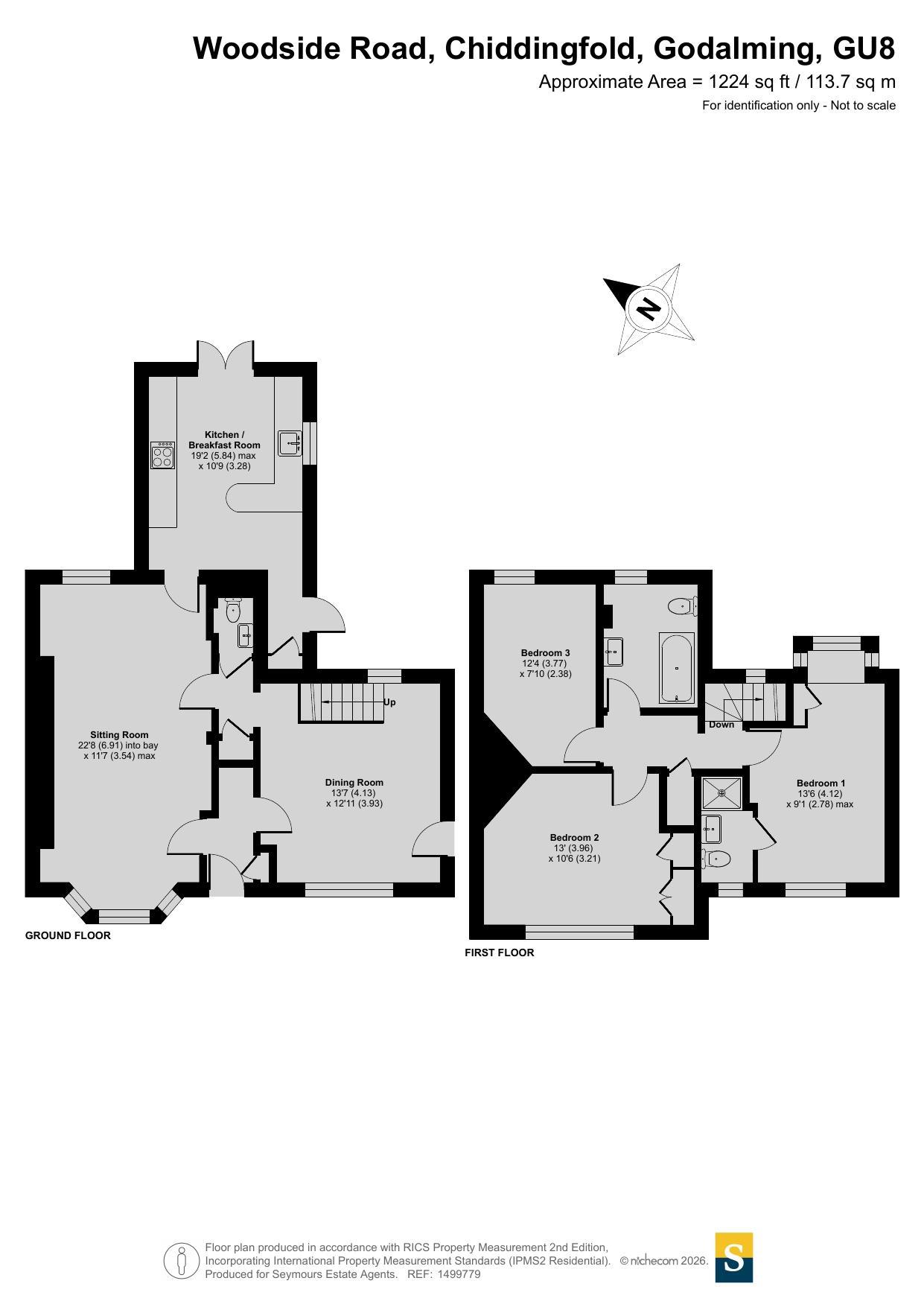 Apple Tree Cottage,, Woodside Road, Godalming floorplan