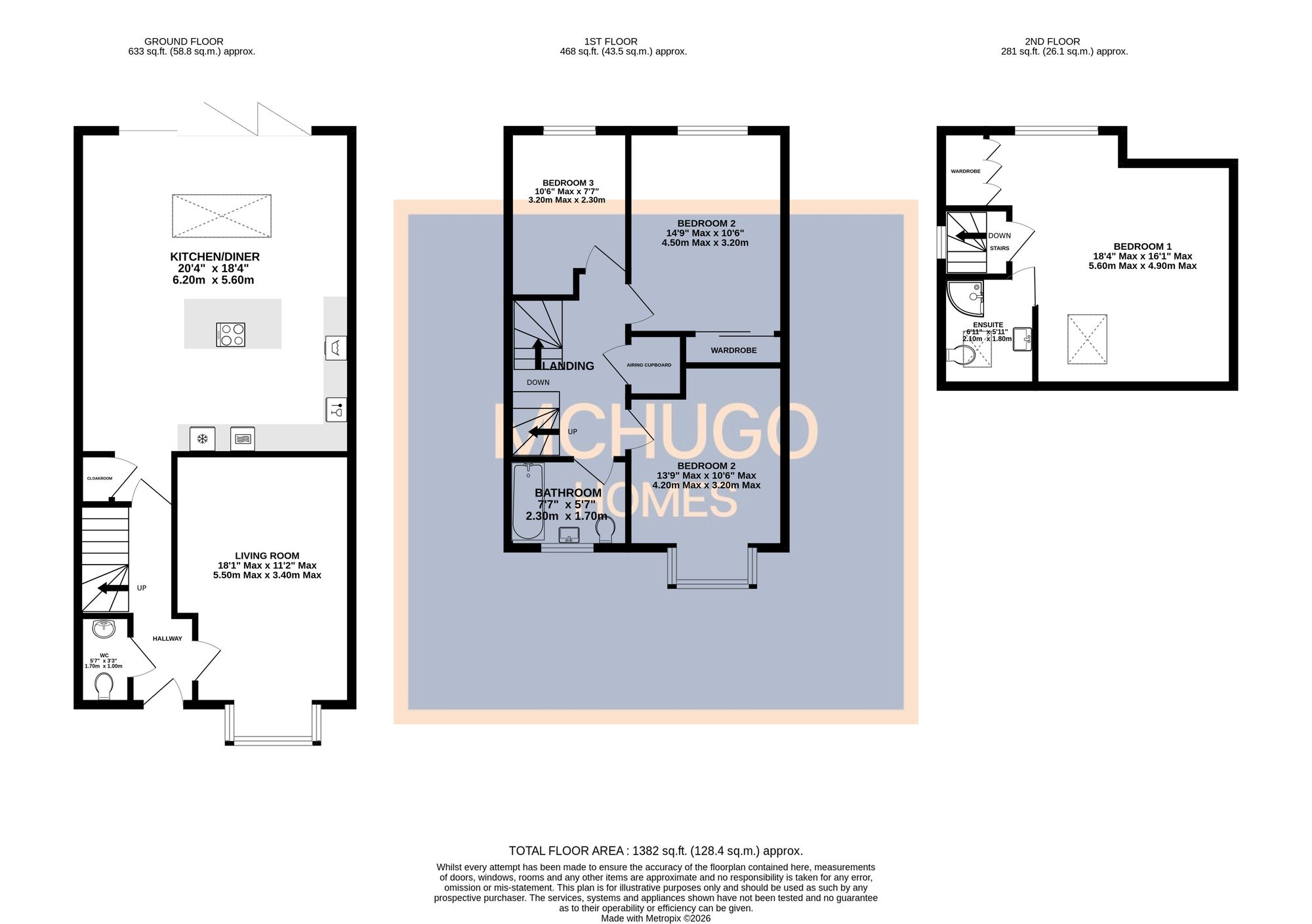 16 Fairways, Birmingham floorplan