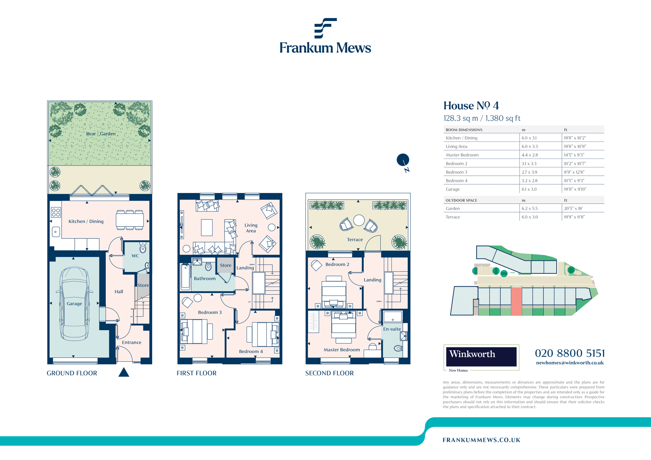 4, Frankum Mews, London floorplan