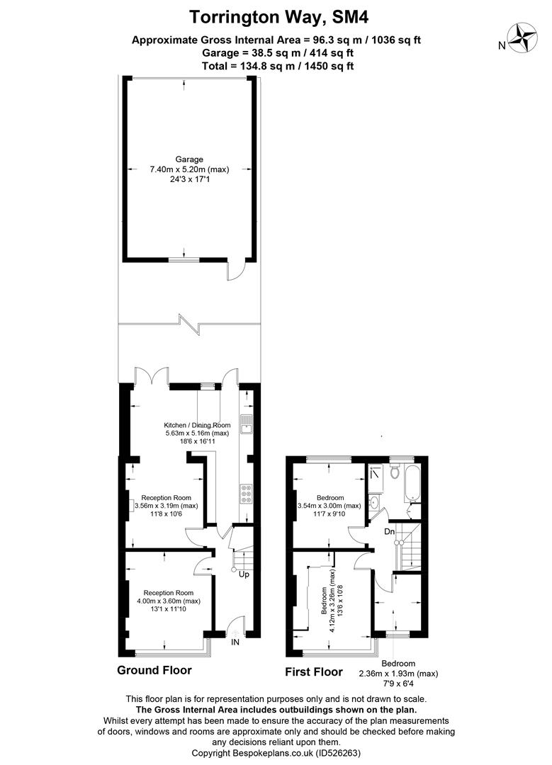 3 Bedrooms Terraced house for sale in Torrington Way, Morden SM4
