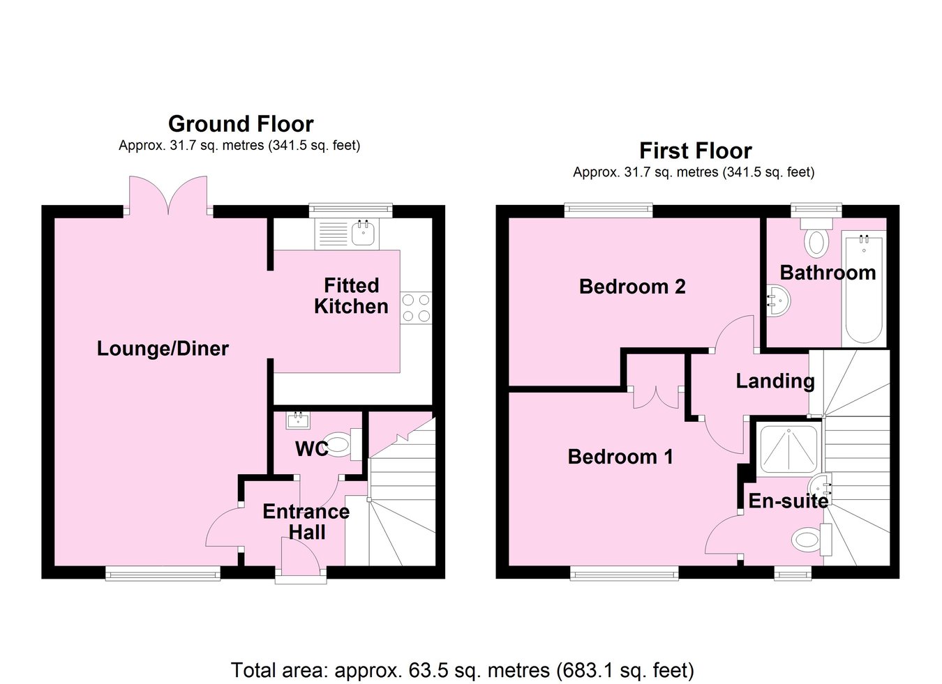 23, Mountbatten Drive, Leicester floorplan