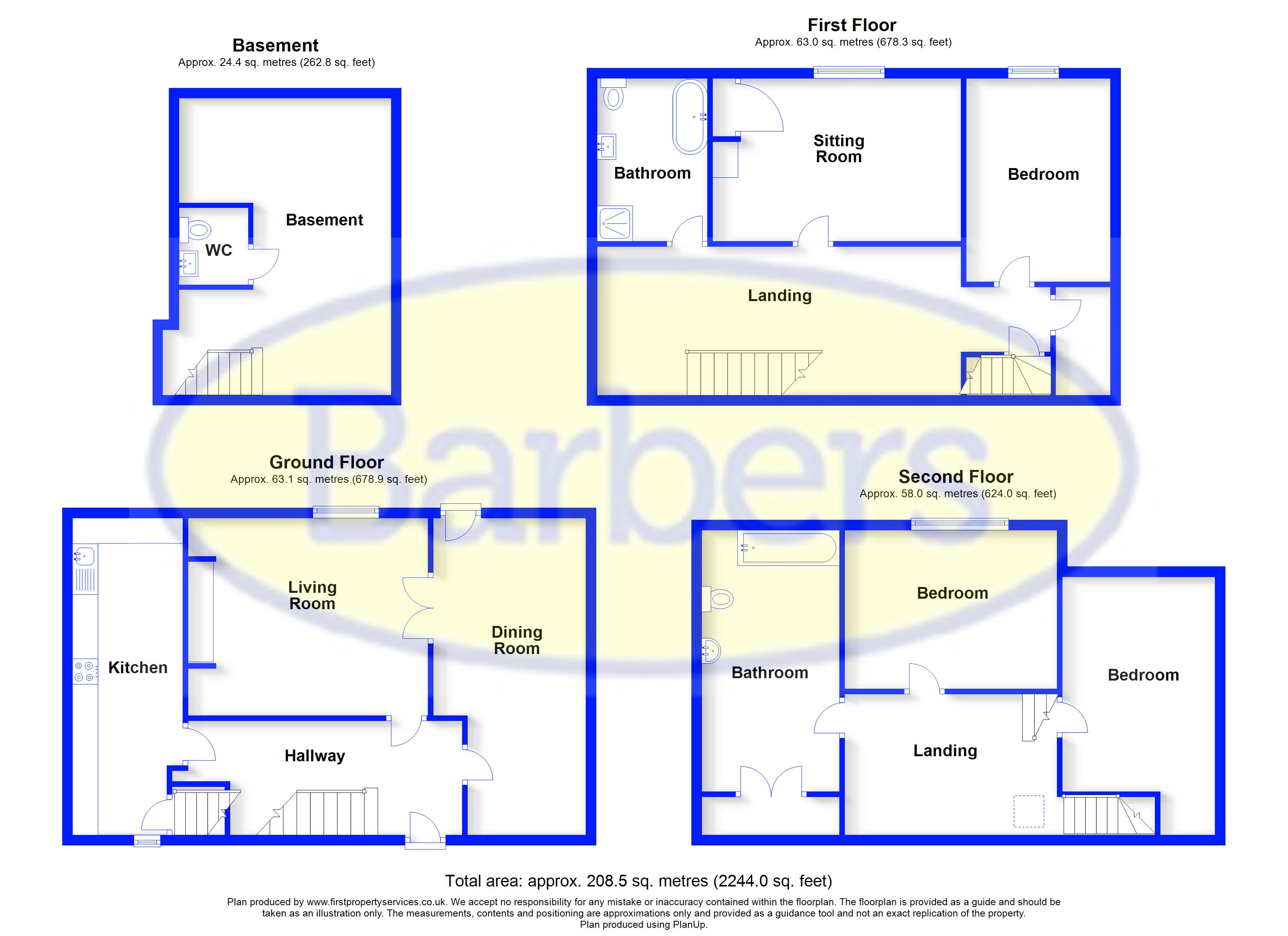 2, The Old White House, Whitchurch floorplan