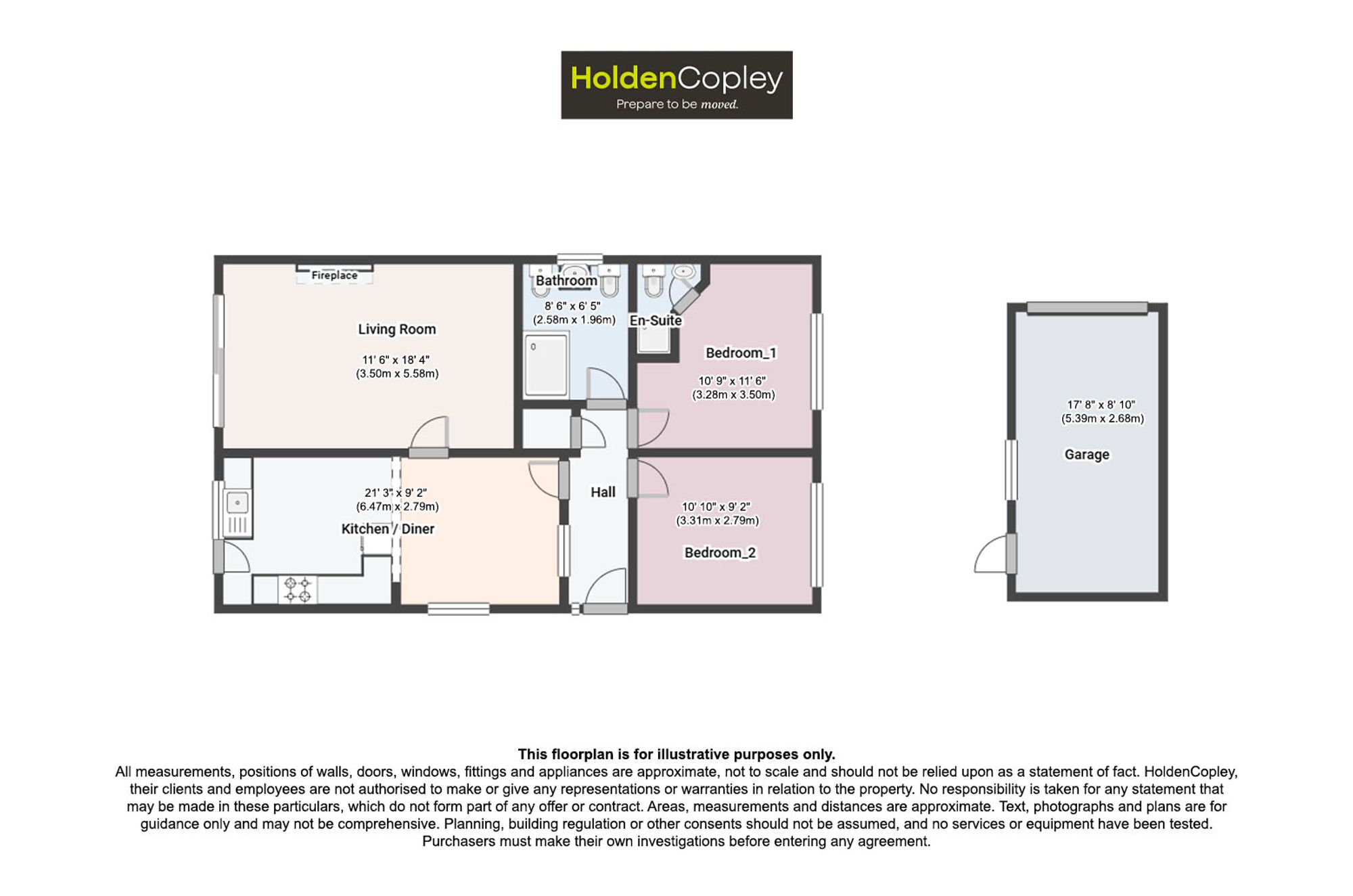 1 High Croft Close, Nottingham floorplan