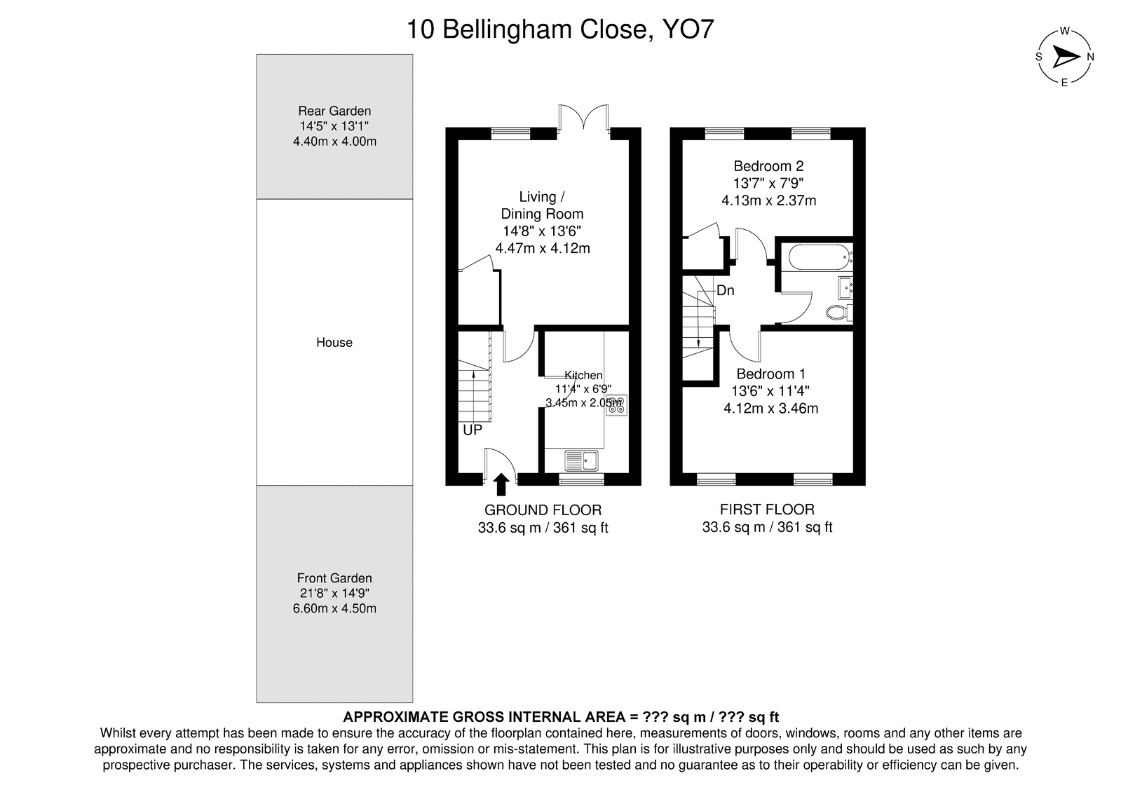 Bellingham Close, Thirsk floorplan