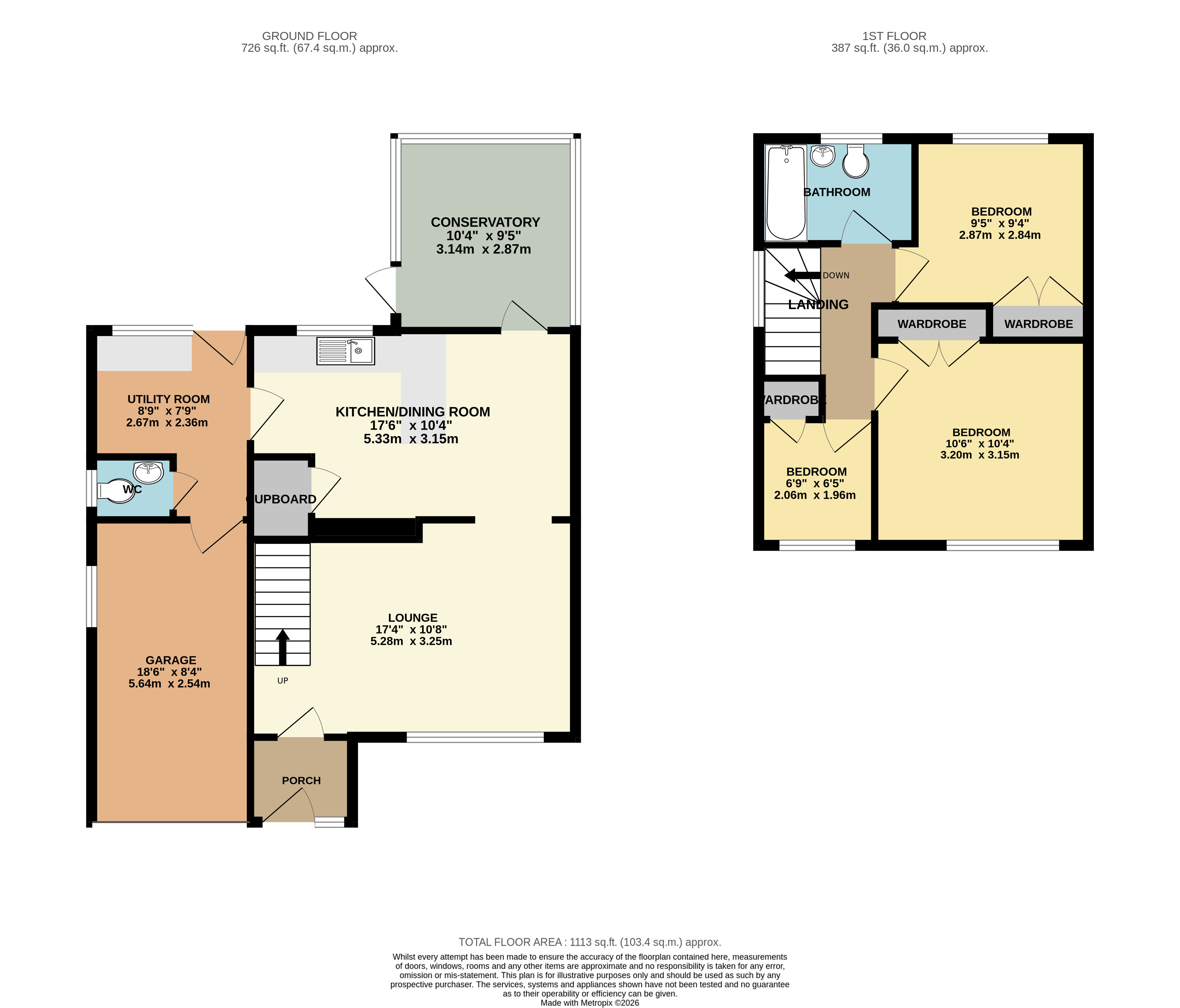 12, Hollis Way, Trowbridge floorplan