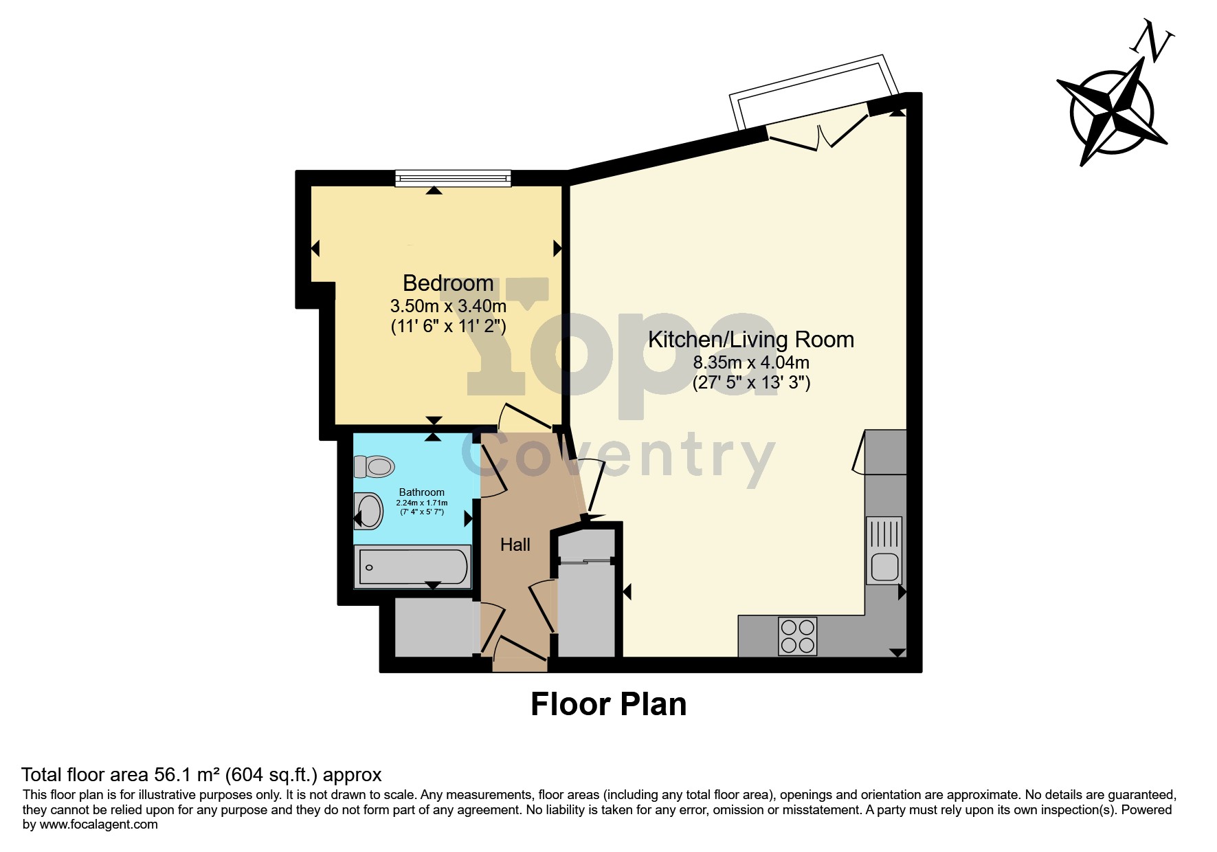 57 The Winerack, Key Street, Ipswich floorplan