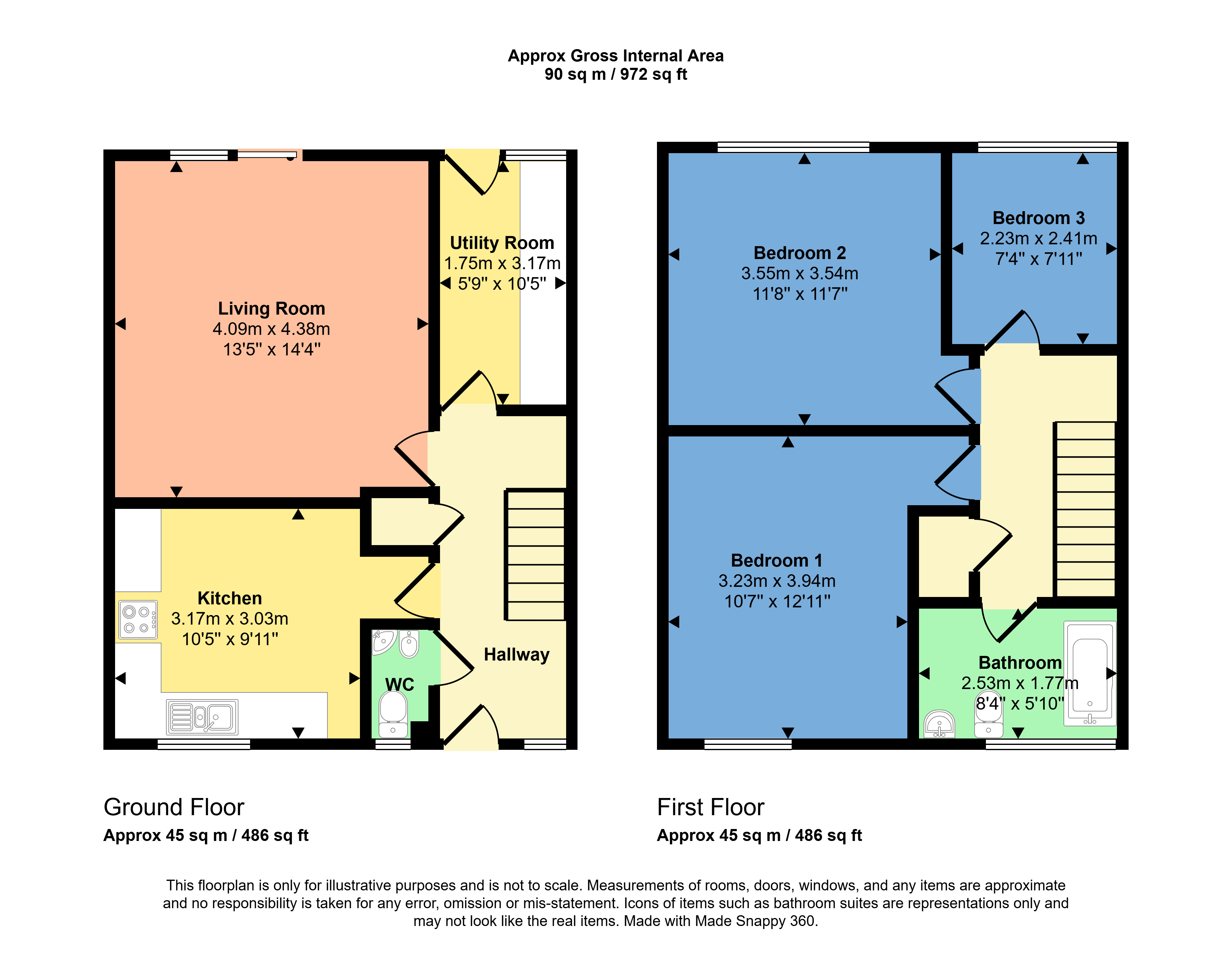 4 St. Peters Road, Stratton Bude Cornwall, Bude floorplan