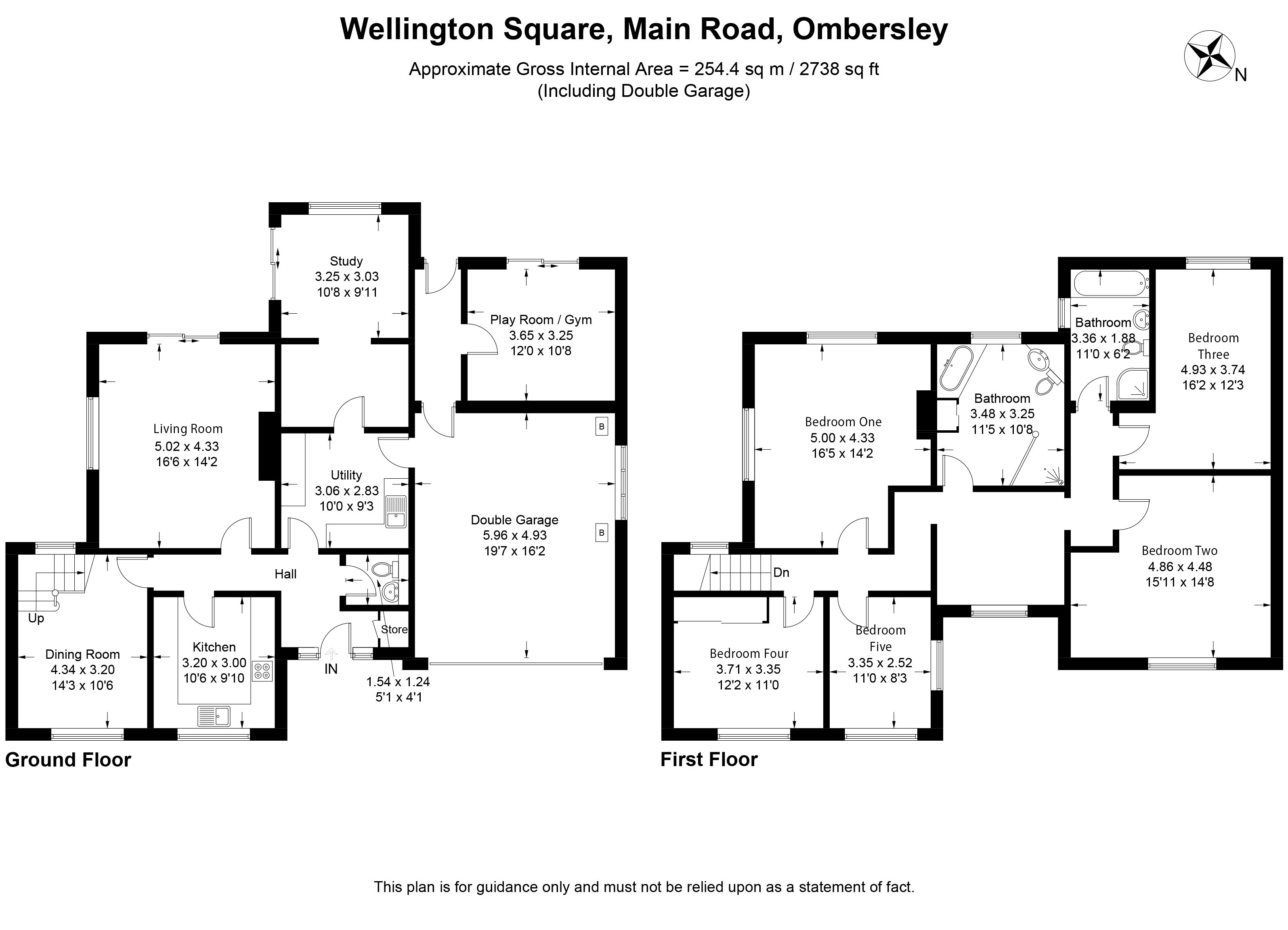 2, Wellington Square, Droitwich floorplan