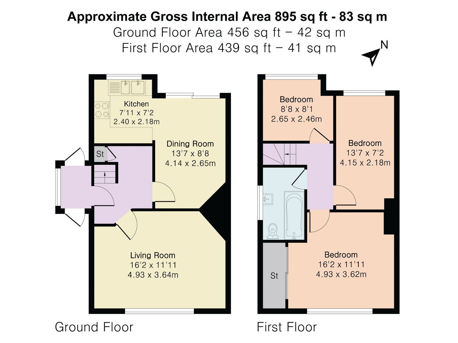 55, The Glade, Coulsdon floorplan