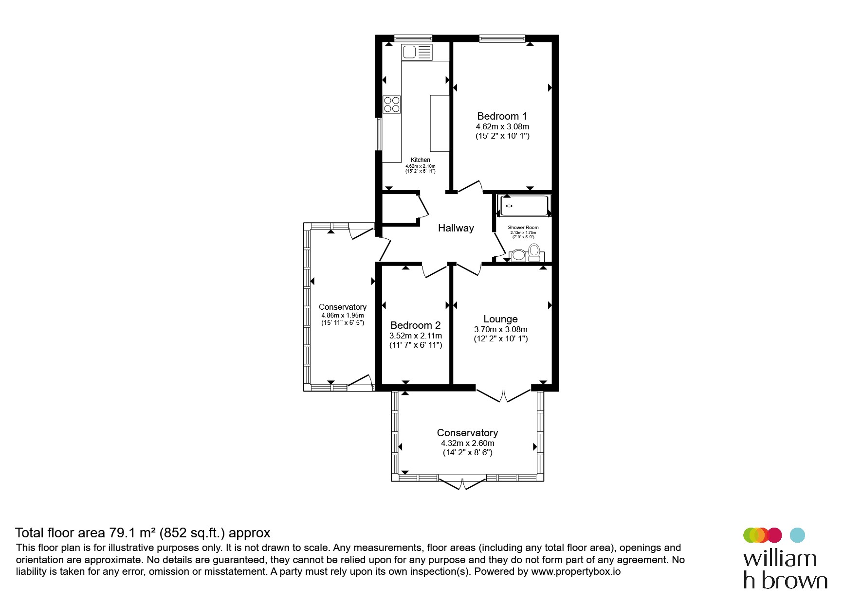 3, David Drive, Skegness floorplan