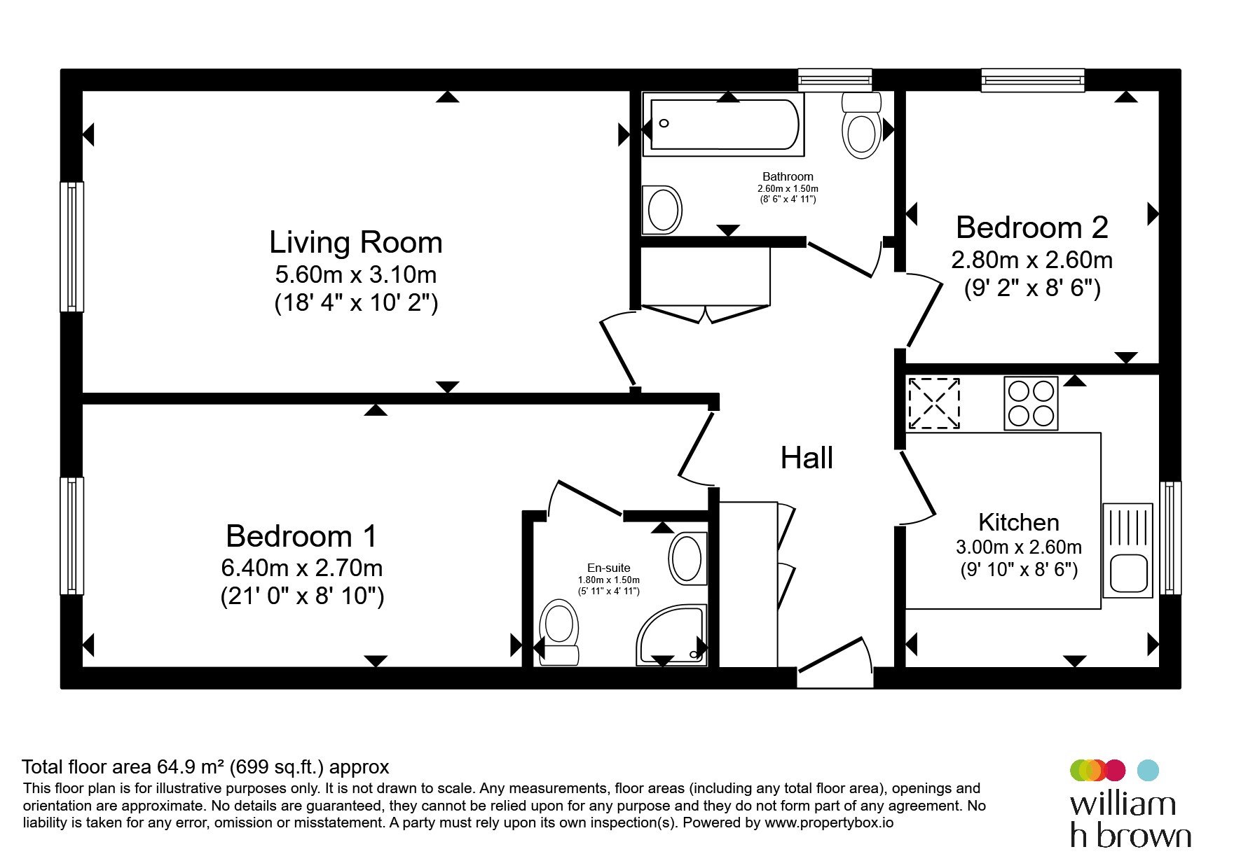 Flat 3, 10, Red Lion Street, Norwich floorplan