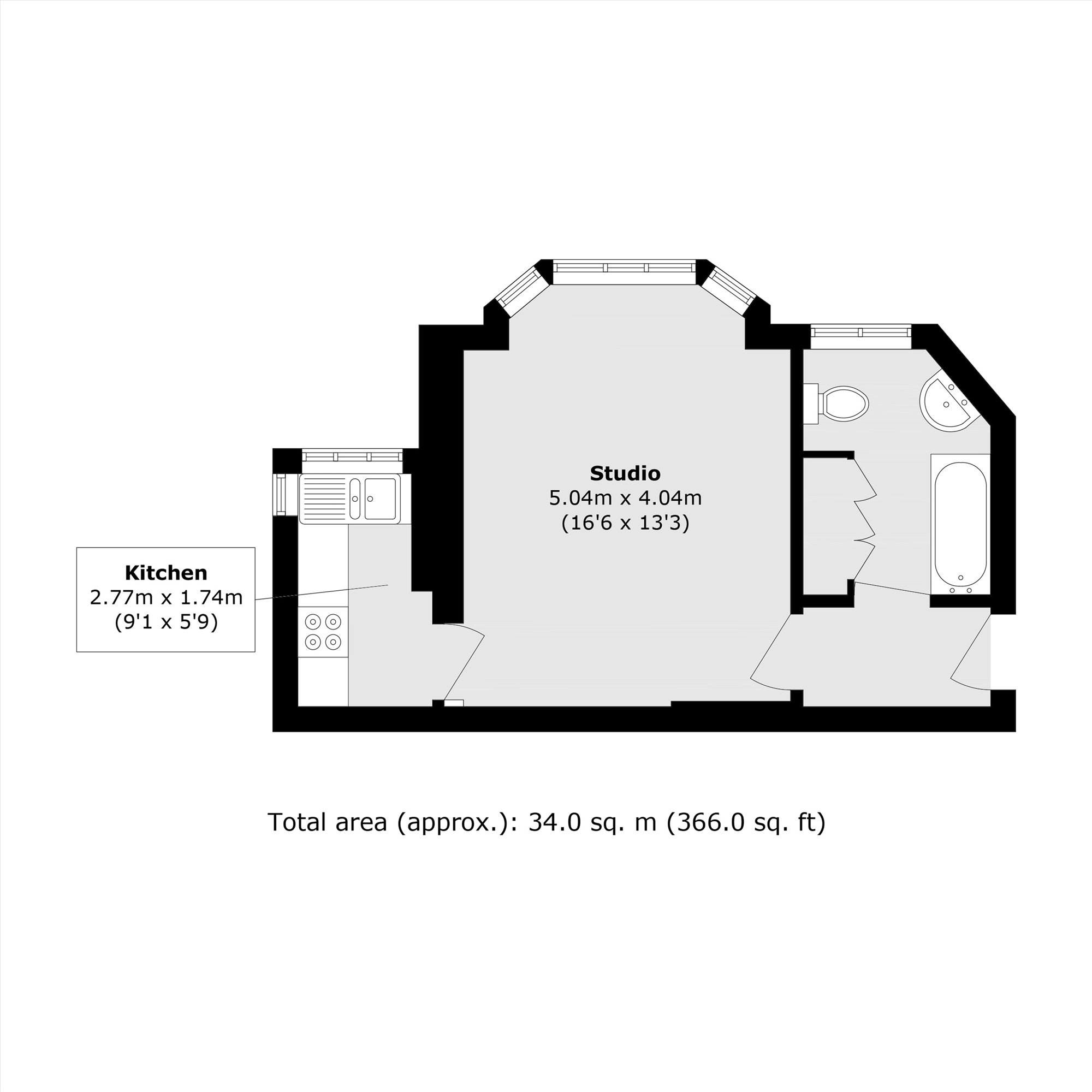 Flat 2, 29, Corkran Road, Surbiton floorplan