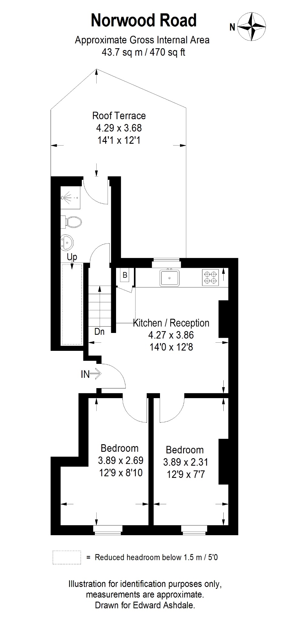 First Floor Flat, 379 Norwood Road, Greater London floorplan
