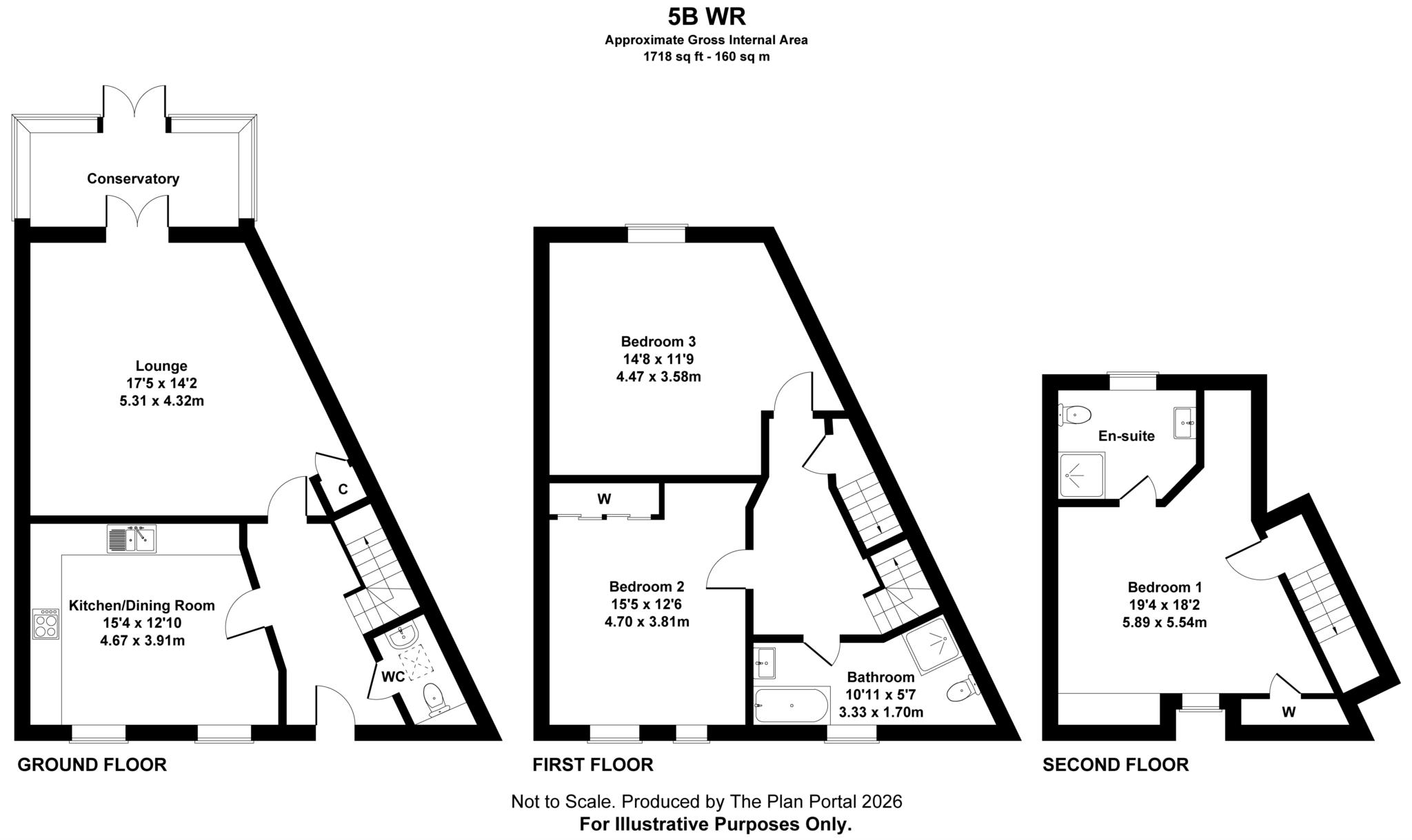 5b, Wimborne Road, Blandford Forum floorplan