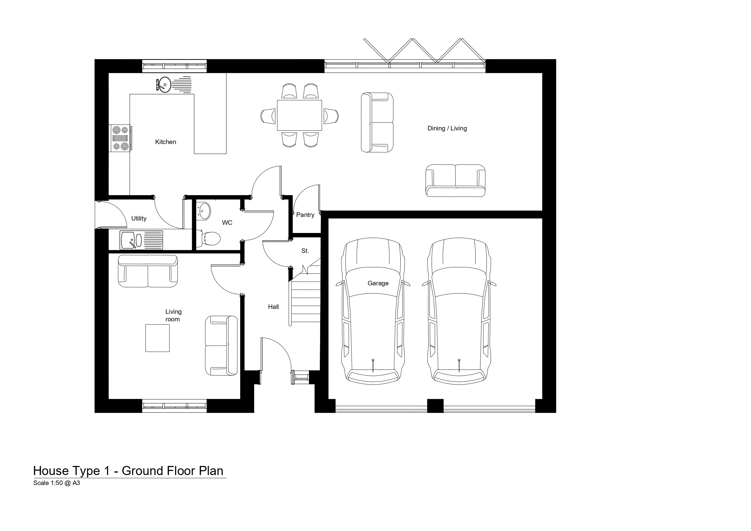 Plot 3, Hirst Road, Selby floorplan