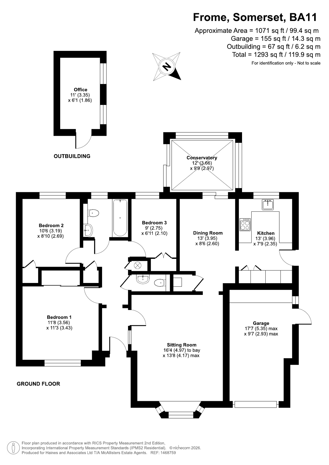 16, Stirling Way, Somerset floorplan