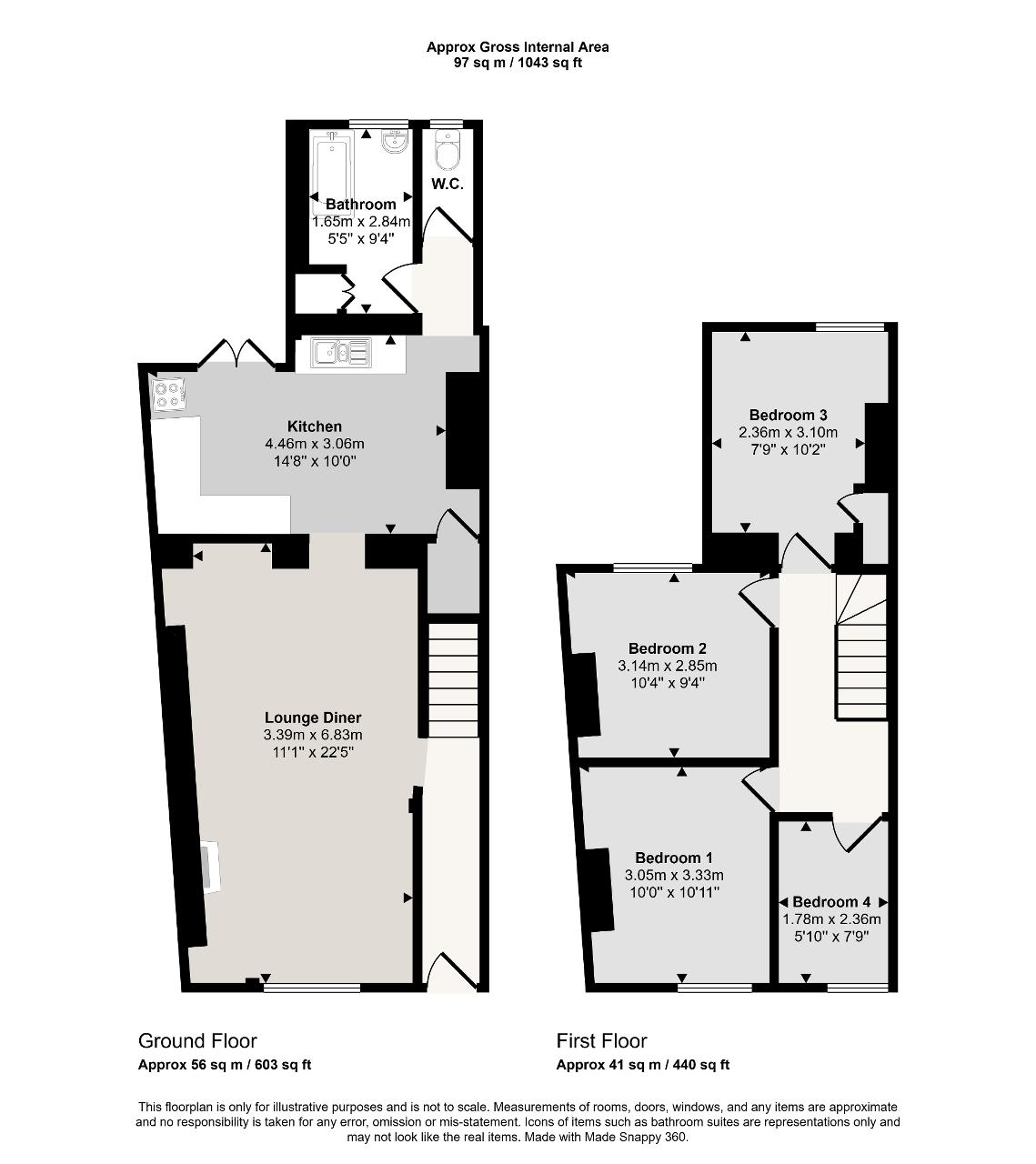 37, Brynhyfryd, Aberdare floorplan