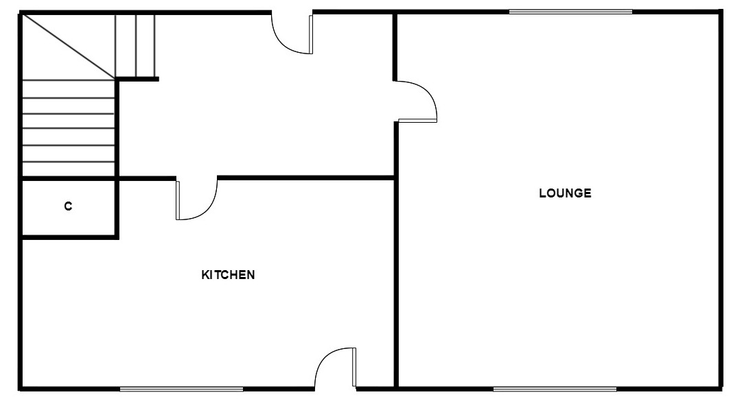 2 Bedrooms Terraced house for sale in Broomlands Road, Dreghorn KA11