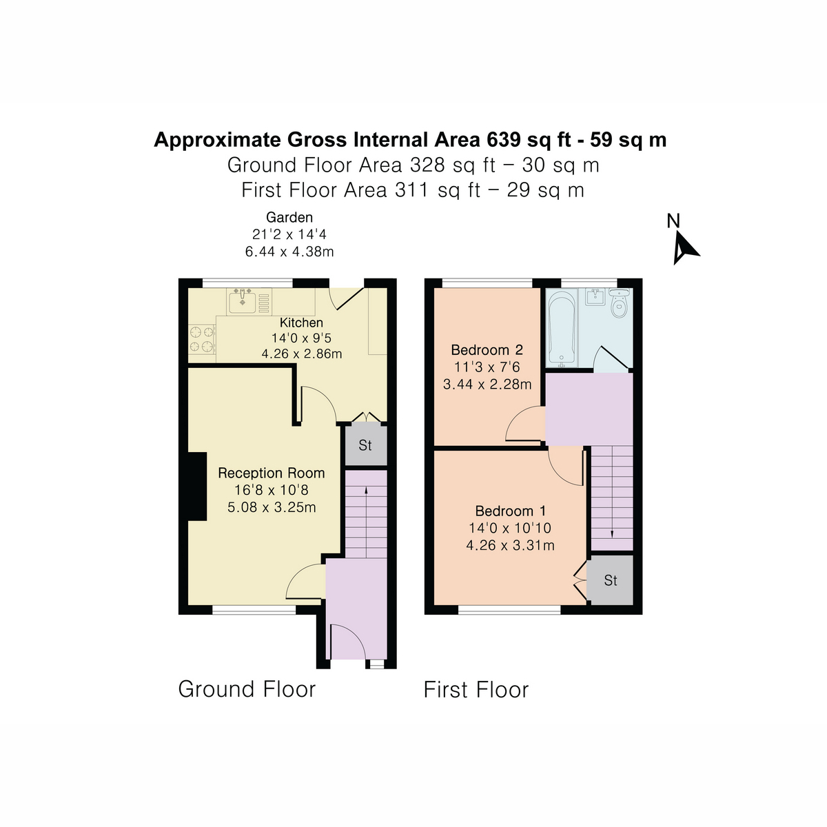 39, Marlborough Close, Oxford floorplan