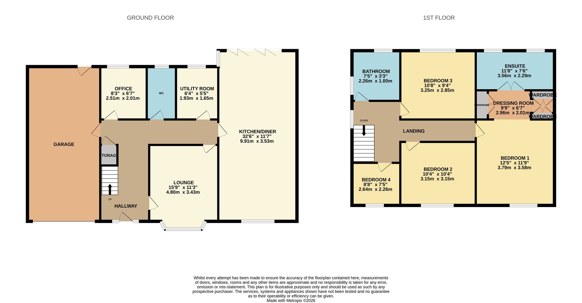 11 Dormy Close, Mansfield floorplan