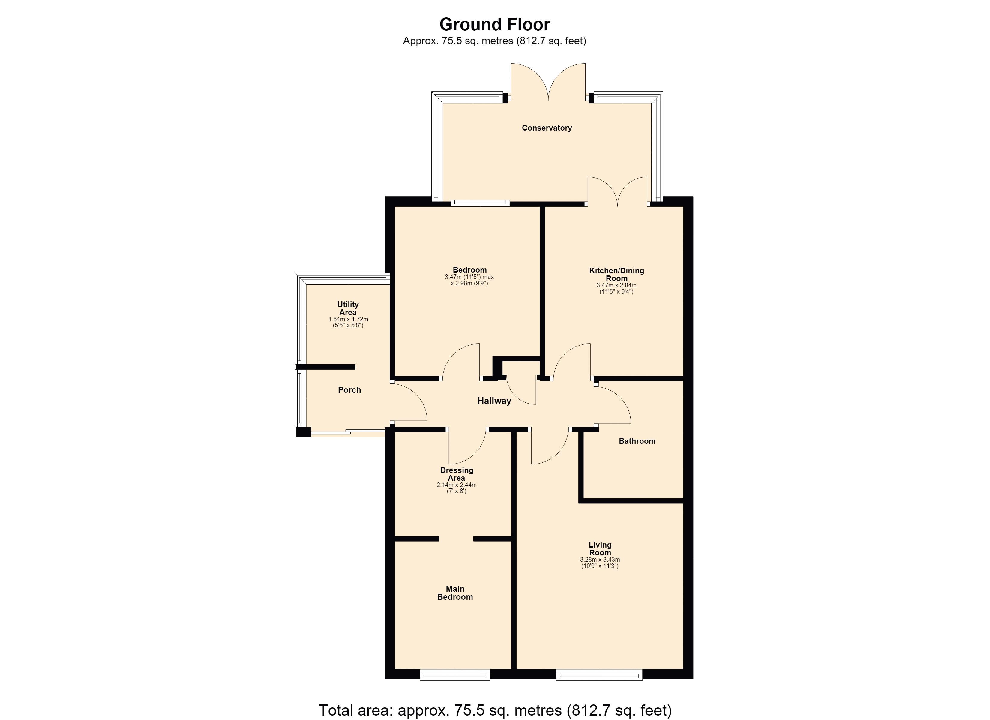 73, Churchill Road, Stamford floorplan