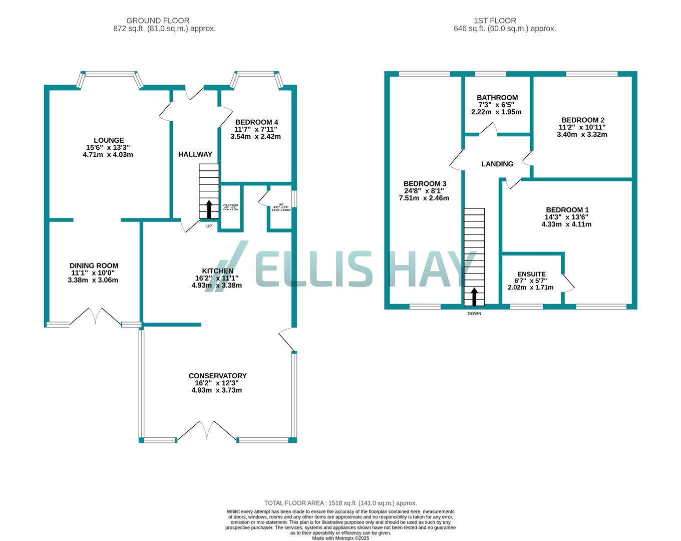 16, Chantry Drive, Scarborough floorplan
