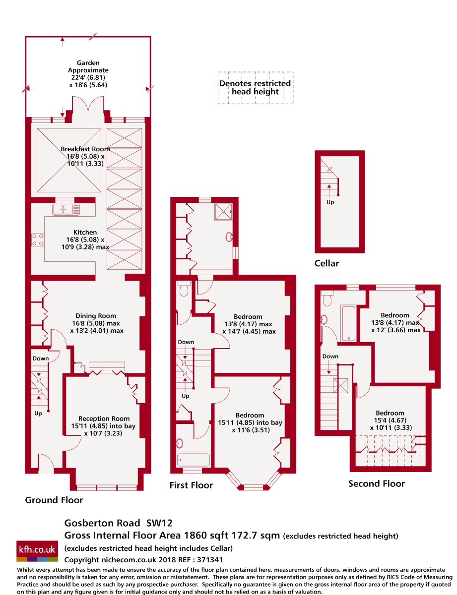 64, Gosberton Road, London floorplan