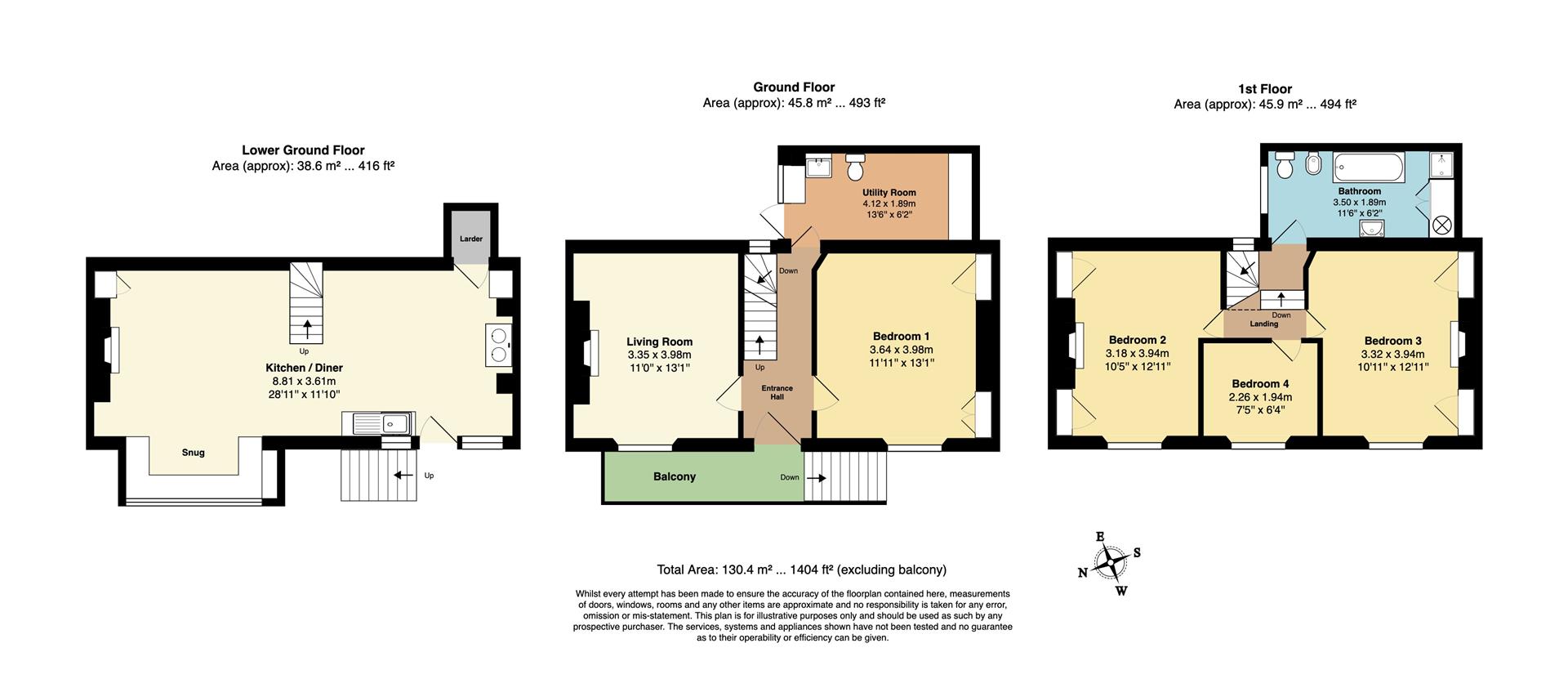 3, Moss Terrace, Polruan floorplan