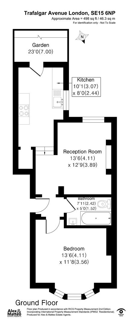 11b, Trafalgar Avenue, London floorplan