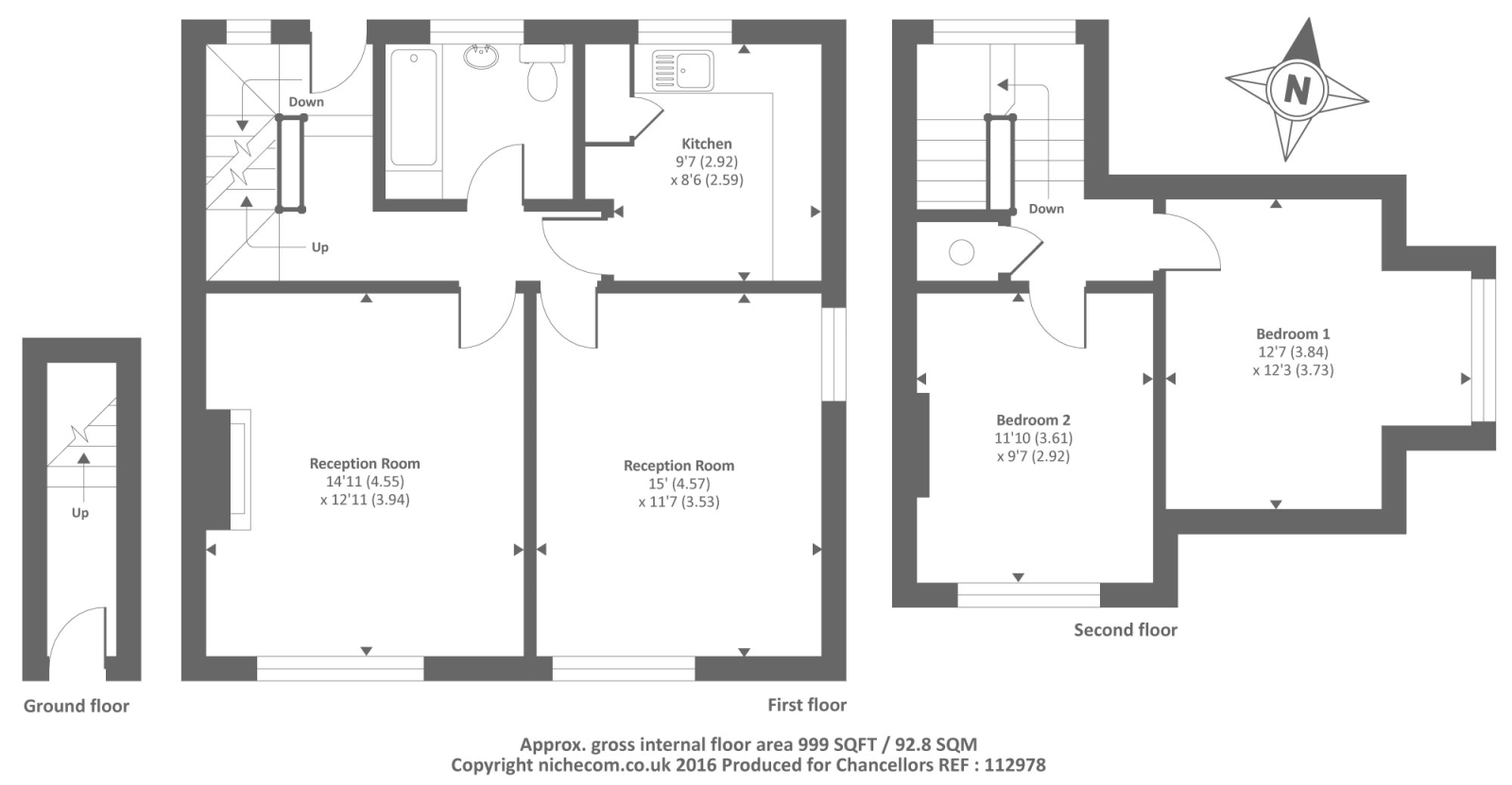 3 Bedrooms Flat to rent in Upper College Ride, Camberley GU15