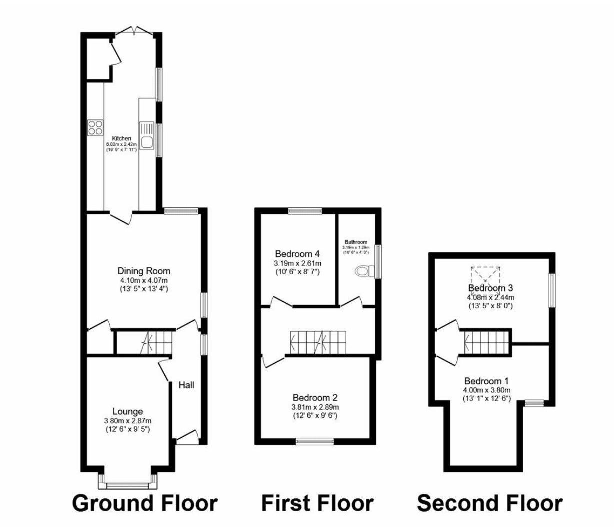 Newtown Road, Bedworth, Warwickshire CV12, 4 bedroom semidetached