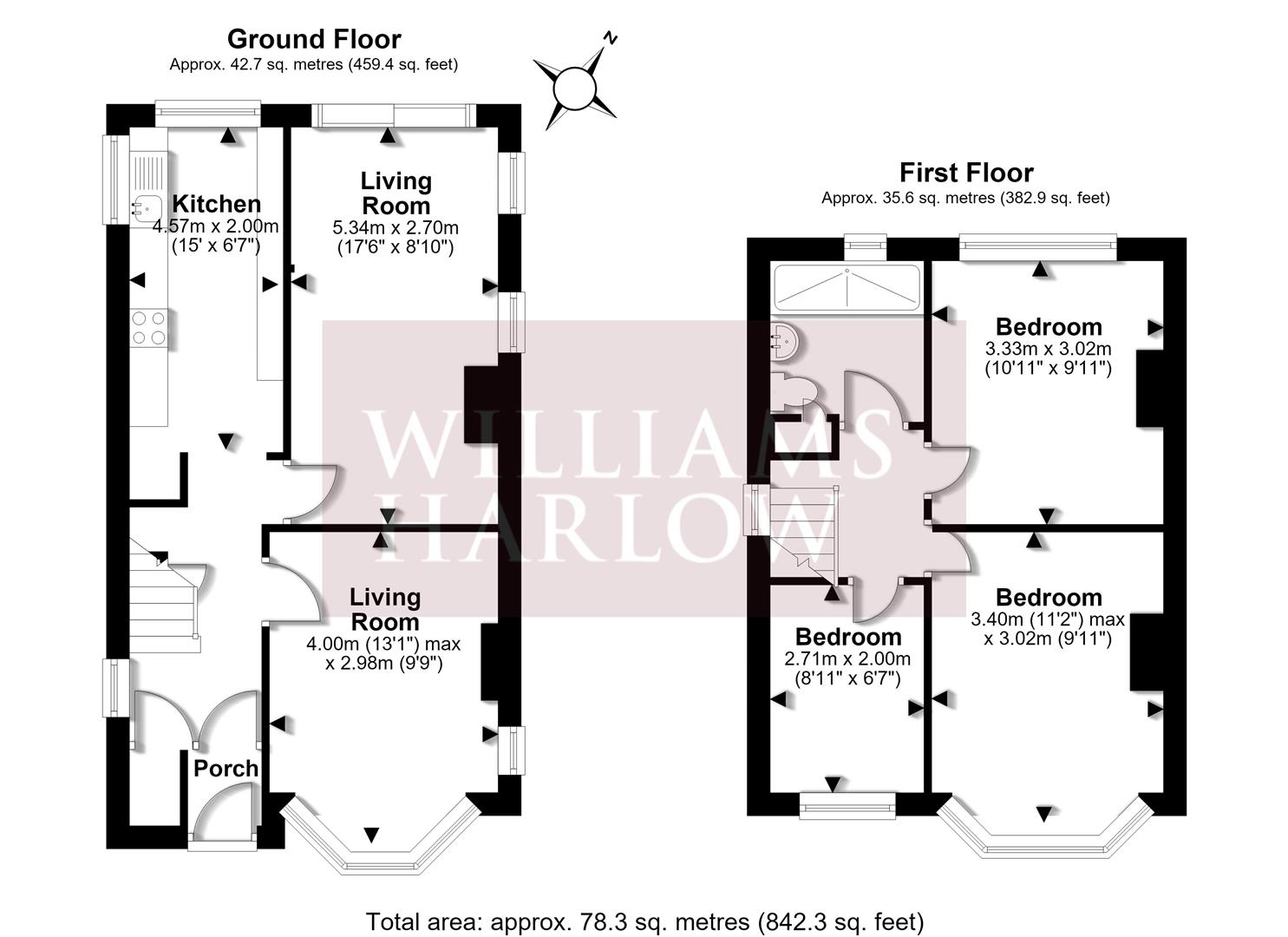 53, Roundwood Way, Banstead floorplan
