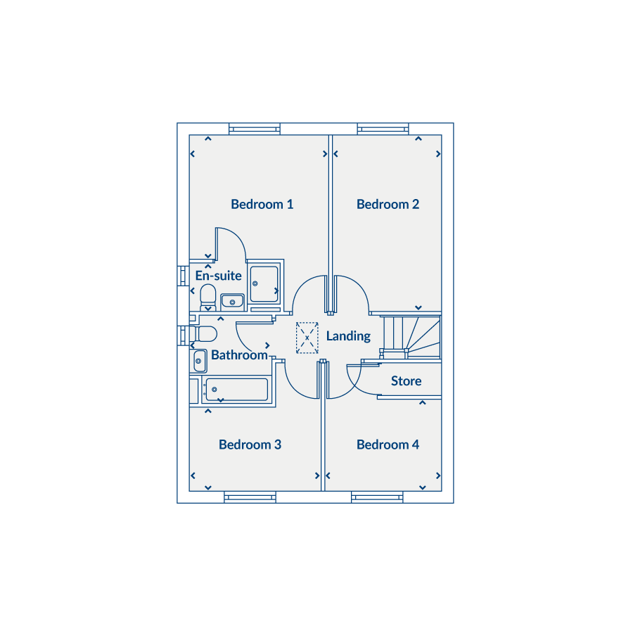 Plot 4, Rolston Road, Hornsea floorplan