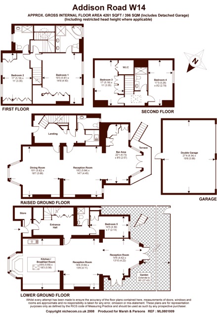 43,, Addison Road, London floorplan