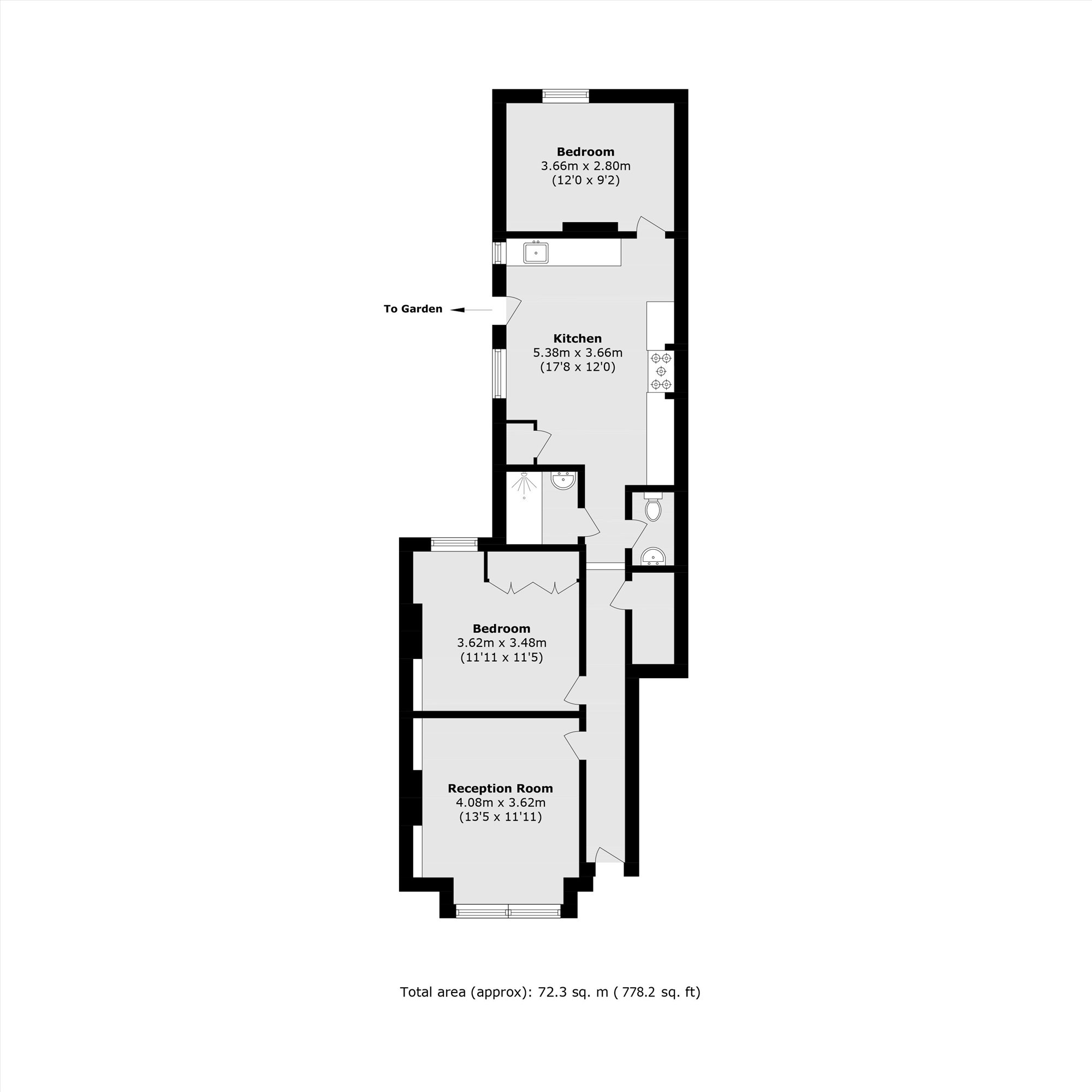 62, Mantilla Road, London floorplan