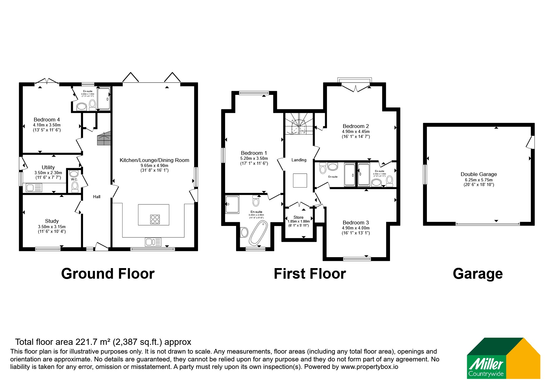 1 Garth Lodge,, Penstraze, Truro floorplan