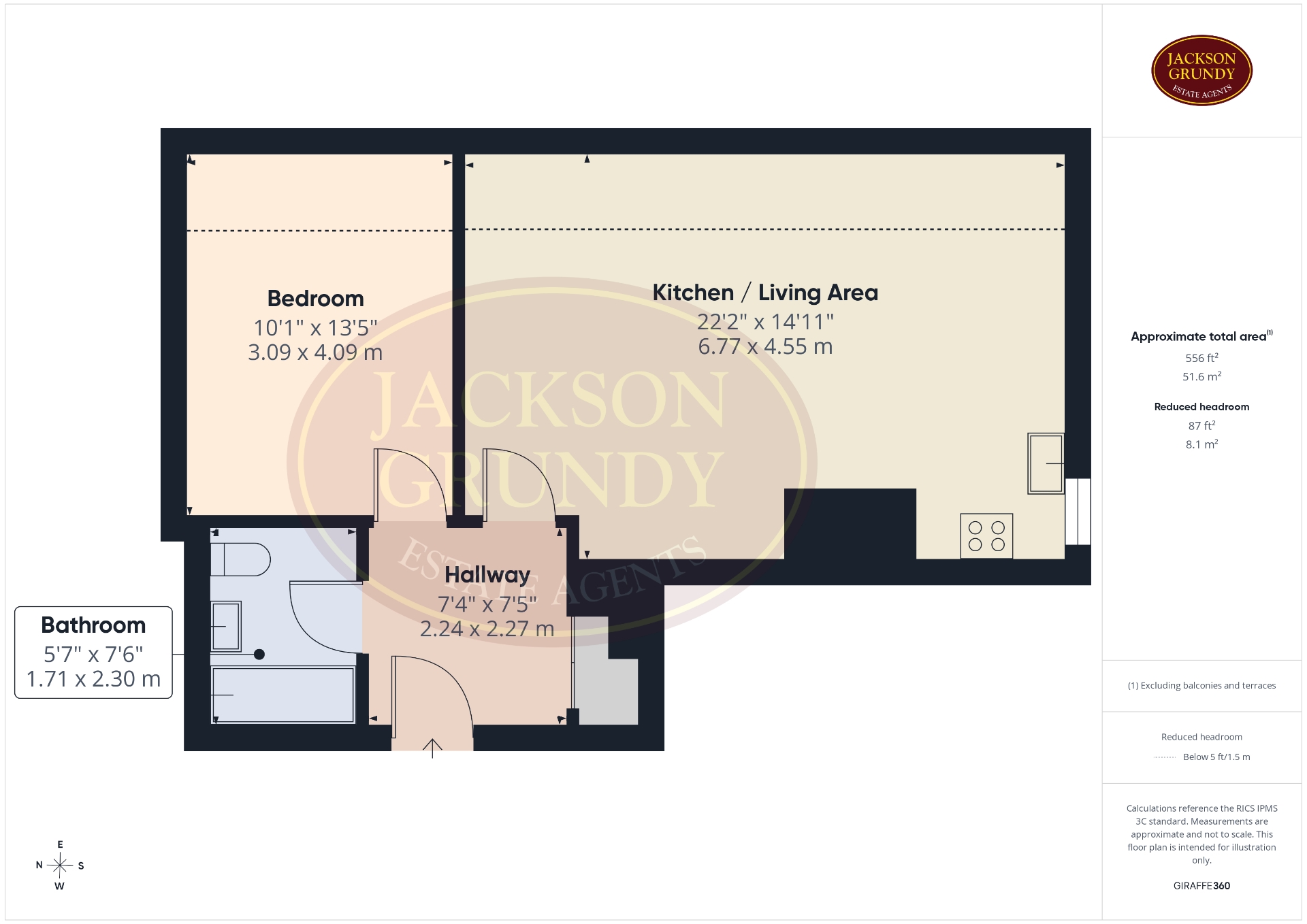 Flat 49 The Barker Building, Countess Road, Northampton floorplan