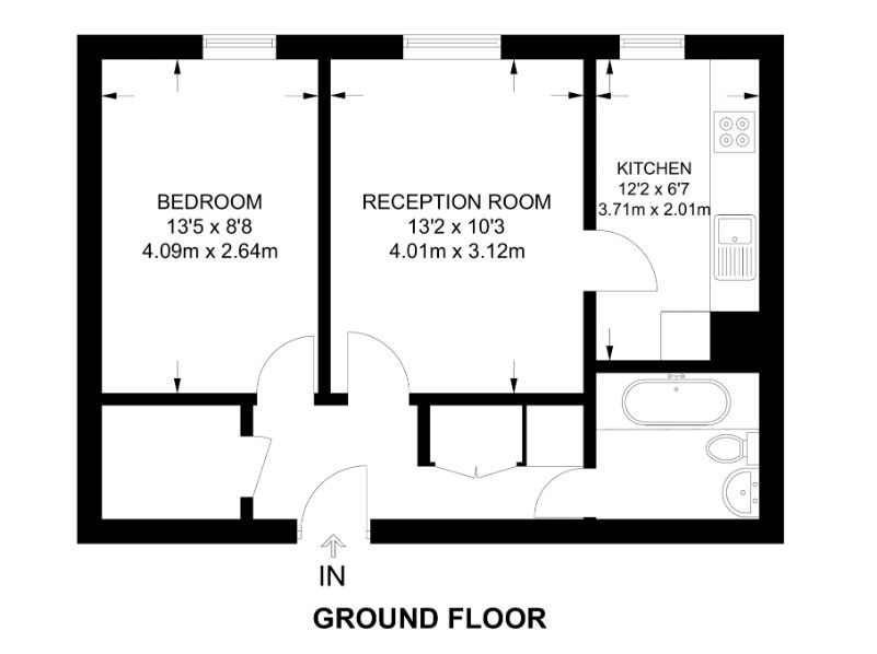 58, Erwood Road, London floorplan
