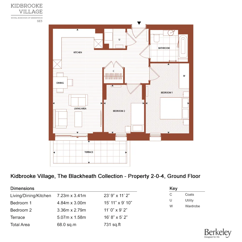 Pegler Square, Kidbrooke floorplan