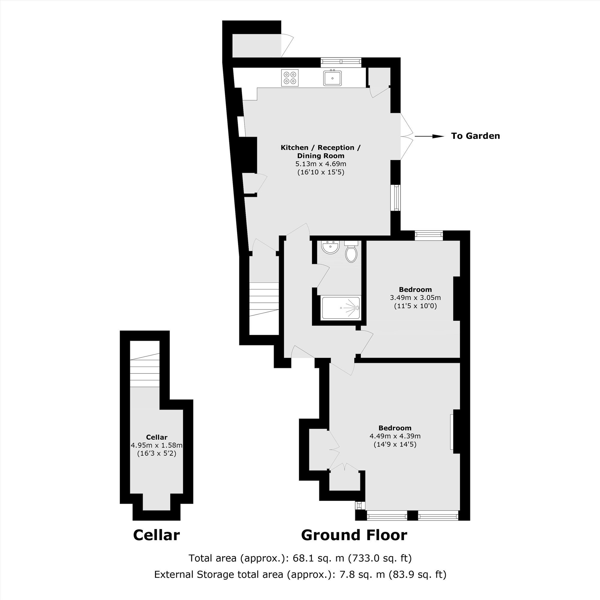 GFF, 66, Brayburne Avenue, London floorplan