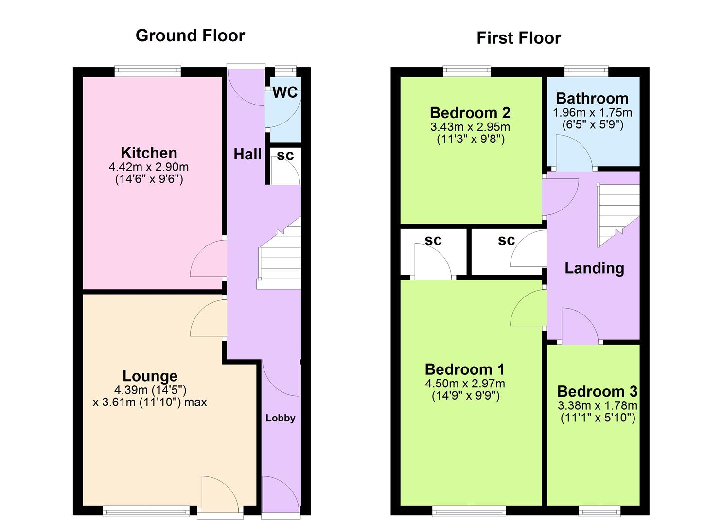 103, Larch Walk, Birmingham floorplan