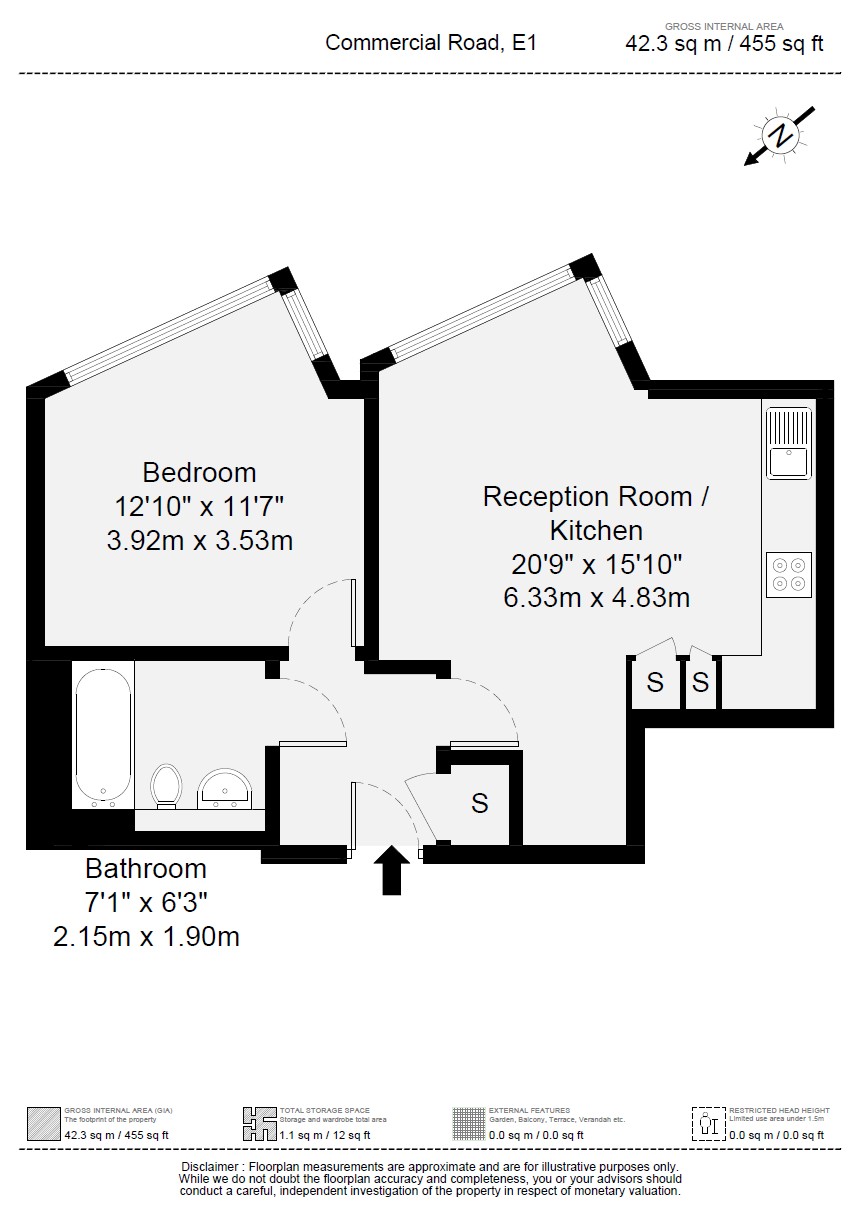 Commercial Road, London floorplan