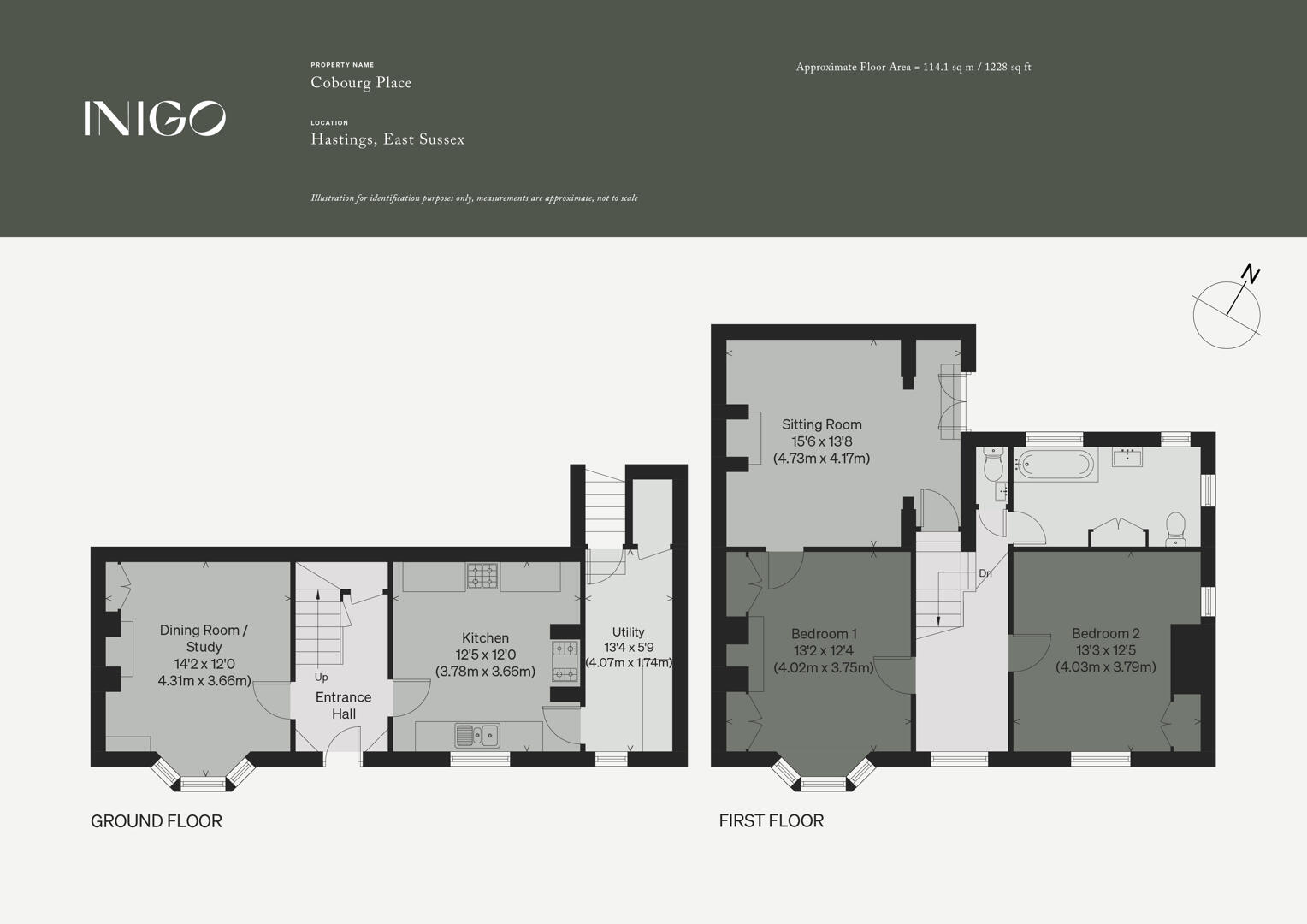 Cobourg House, 8, Cobourg Place, Hastings floorplan