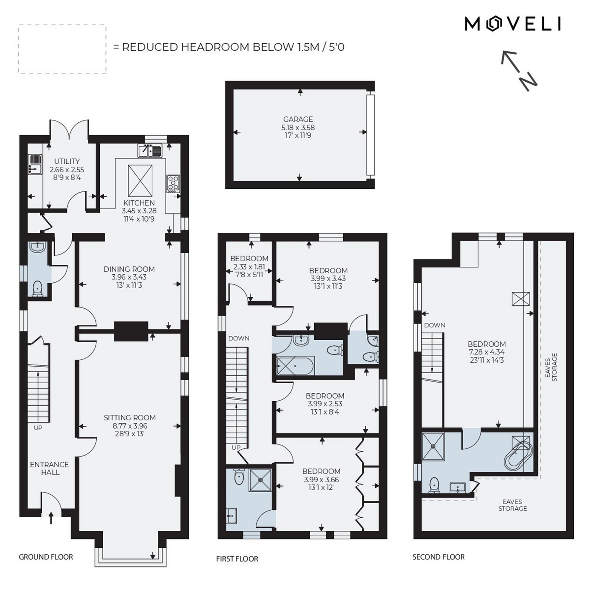 6, Highfield Road, Caterham floorplan