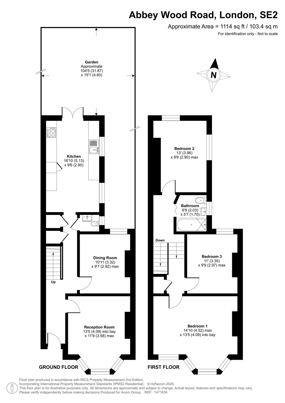 19, Abbey Wood Road, London floorplan