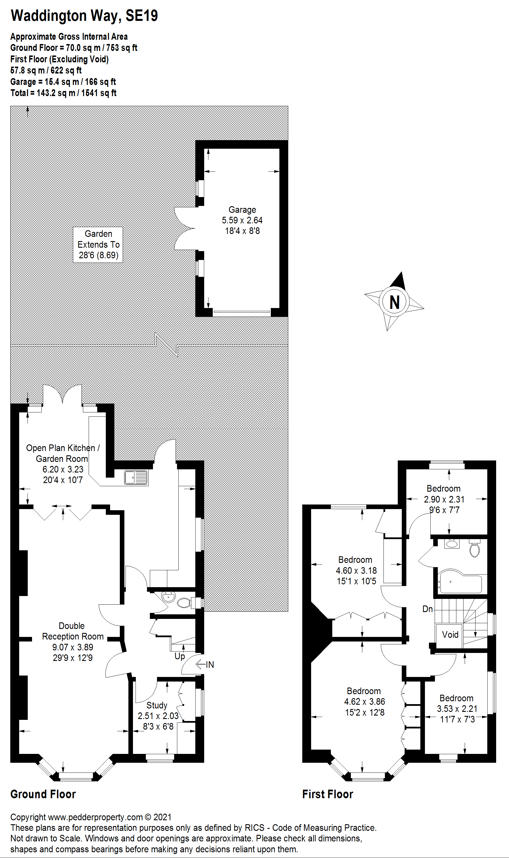 Waddington Way, Upper Norwood, London SE19, 4 bedroom detached house